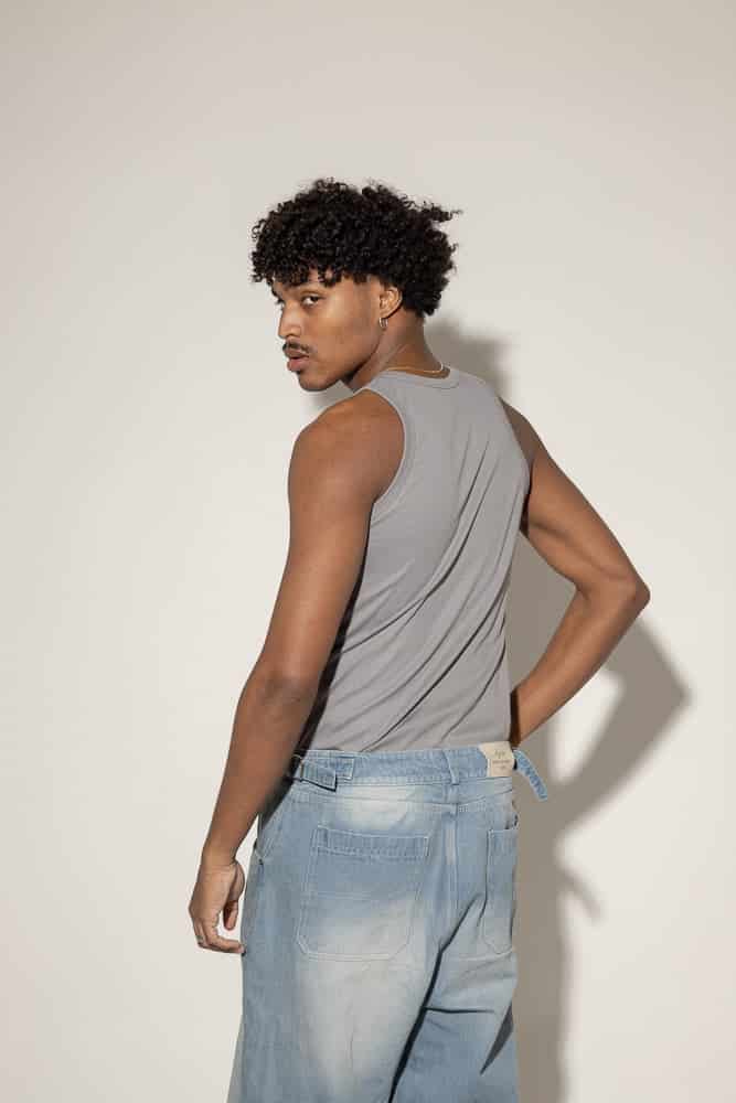 Camisilla Redemption Rib-Gris - miniatura 5
