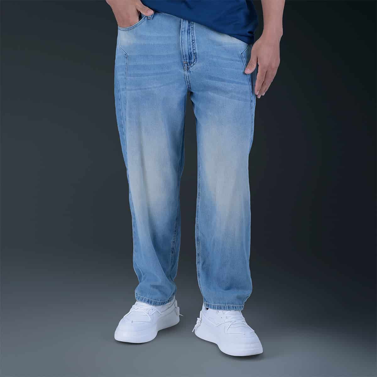 Jeans Azul Regular Baggy - miniatura 1