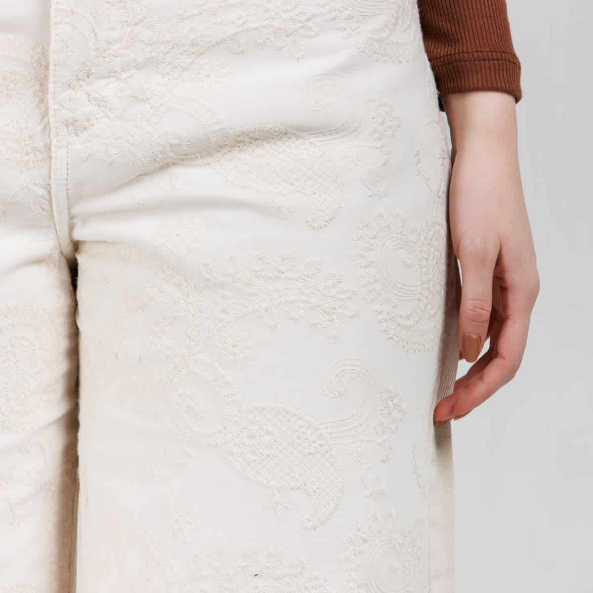 Jean Wide Leg Marfil Ax-3070 Rigido - miniatura 2