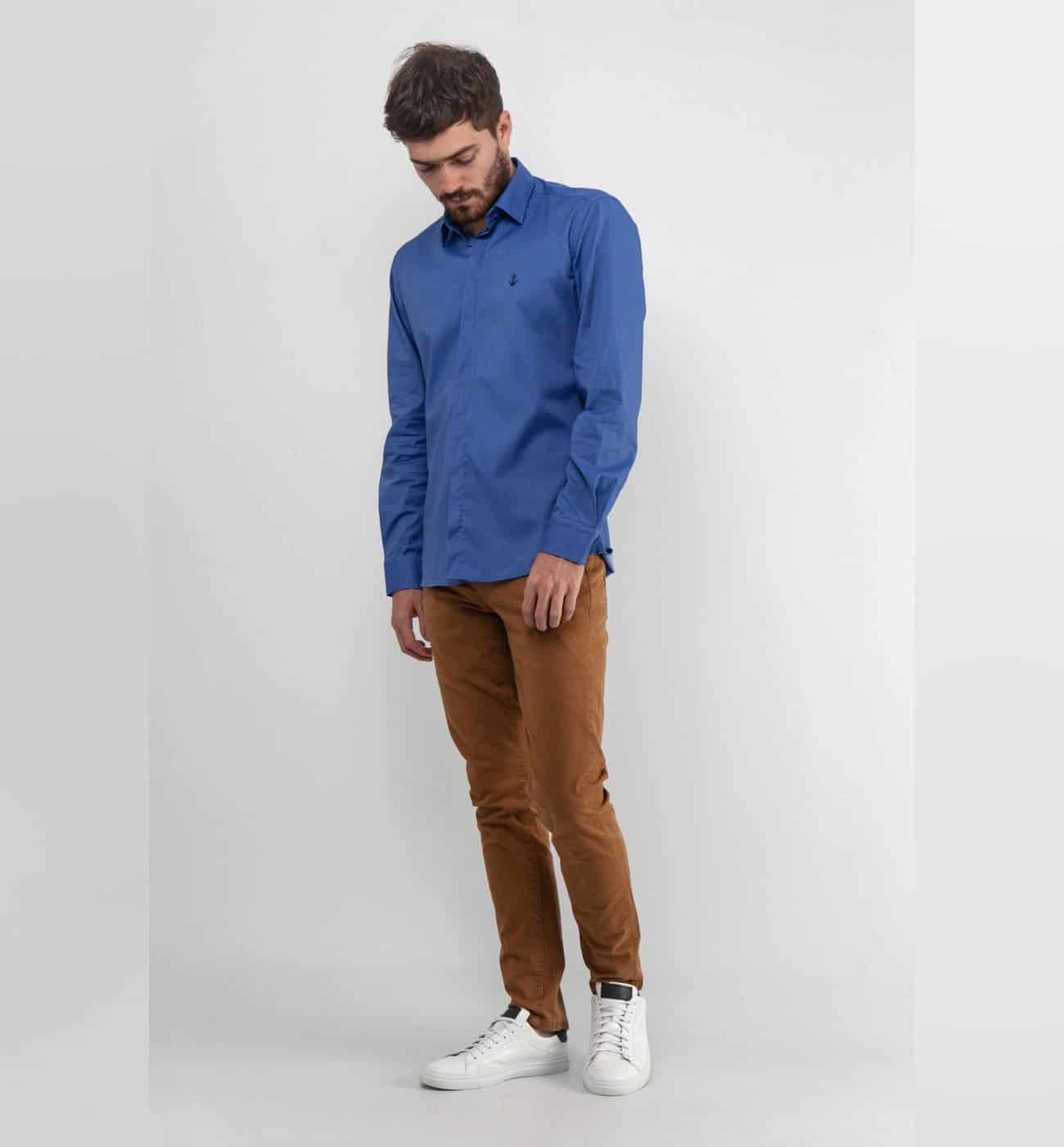 Pantalon Slim Camel - miniatura 3