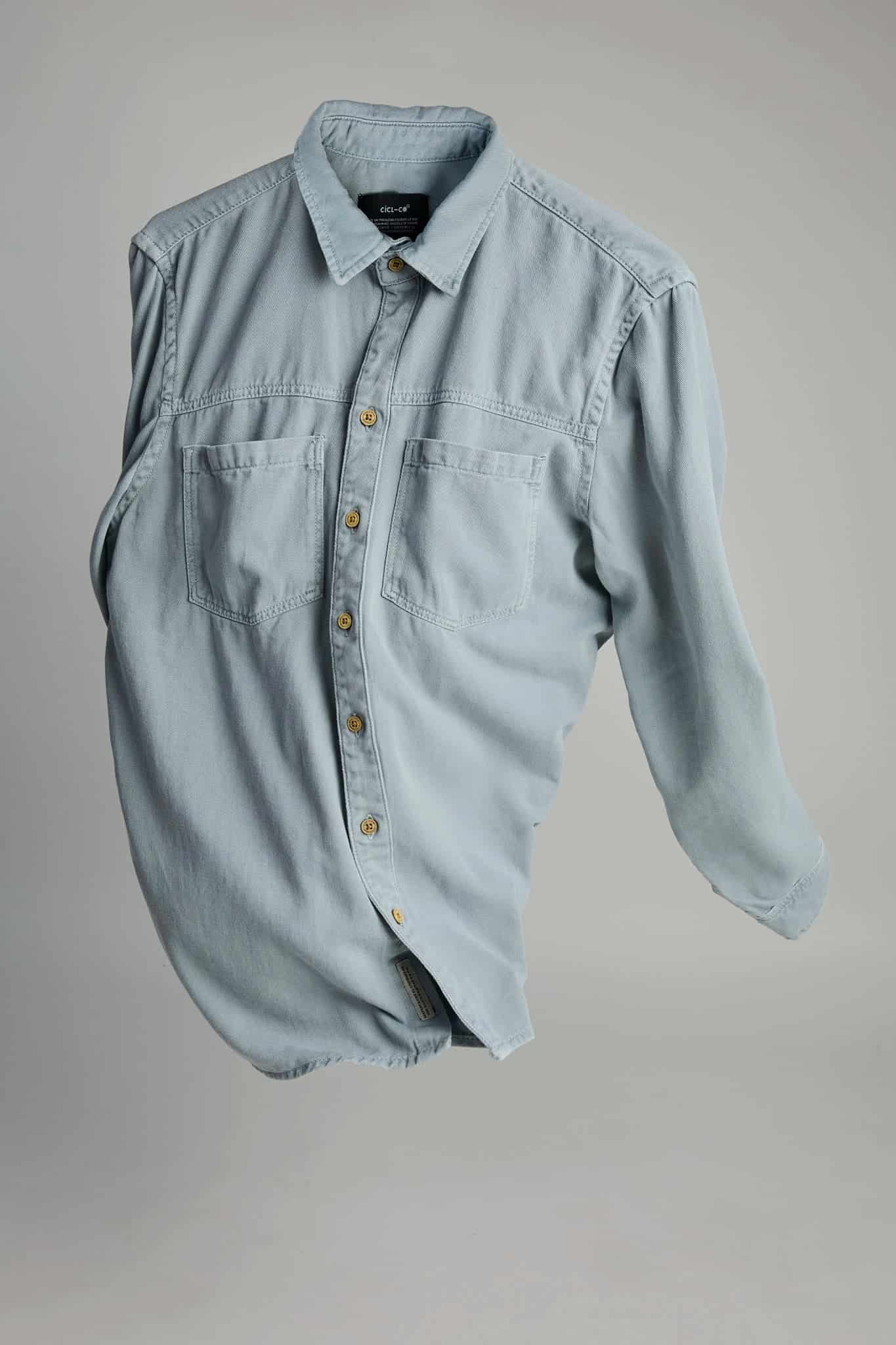 Sobrecamisa azul claro - miniatura 9