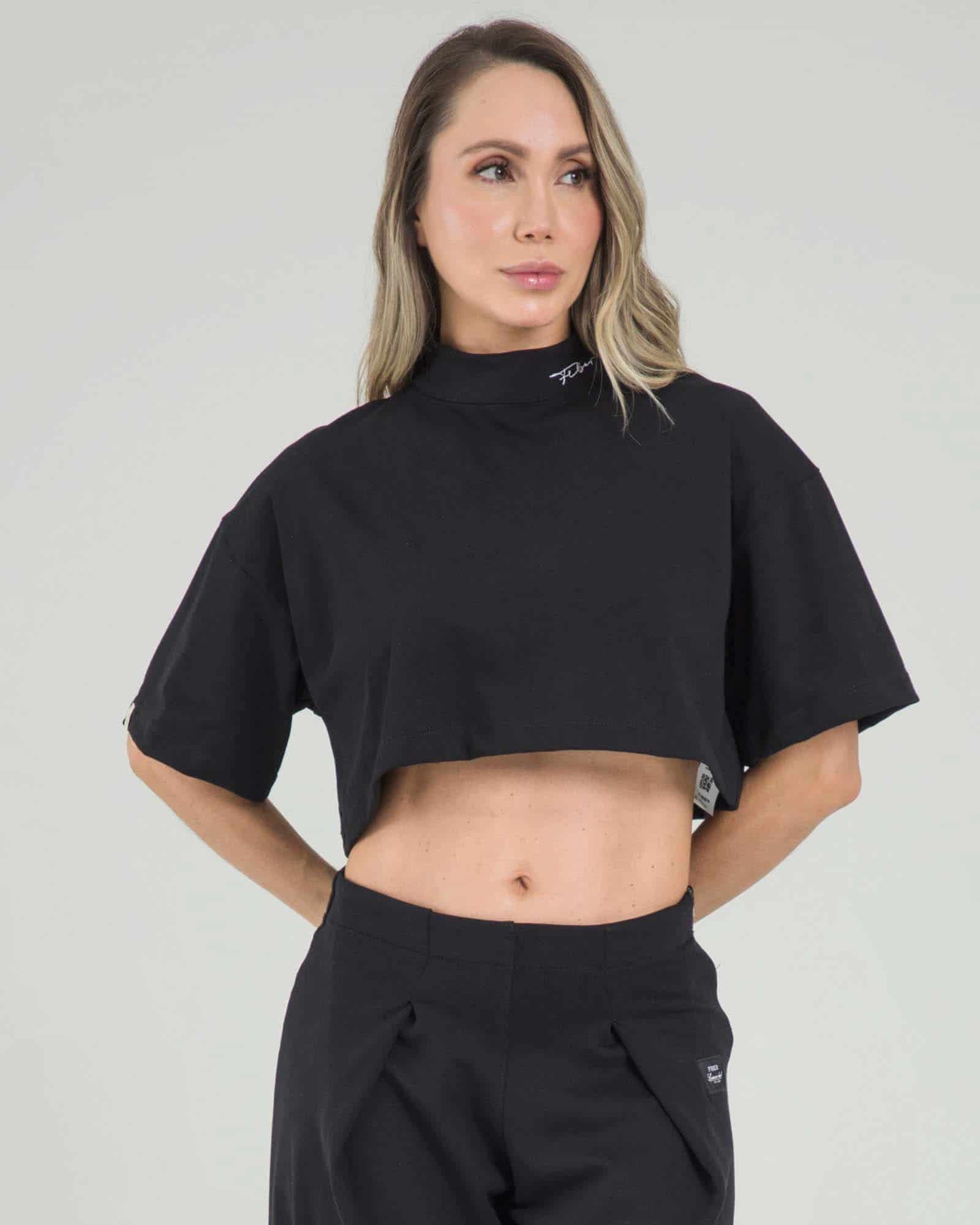 Blusa back zip blanco lumen FIBER - miniatura 2
