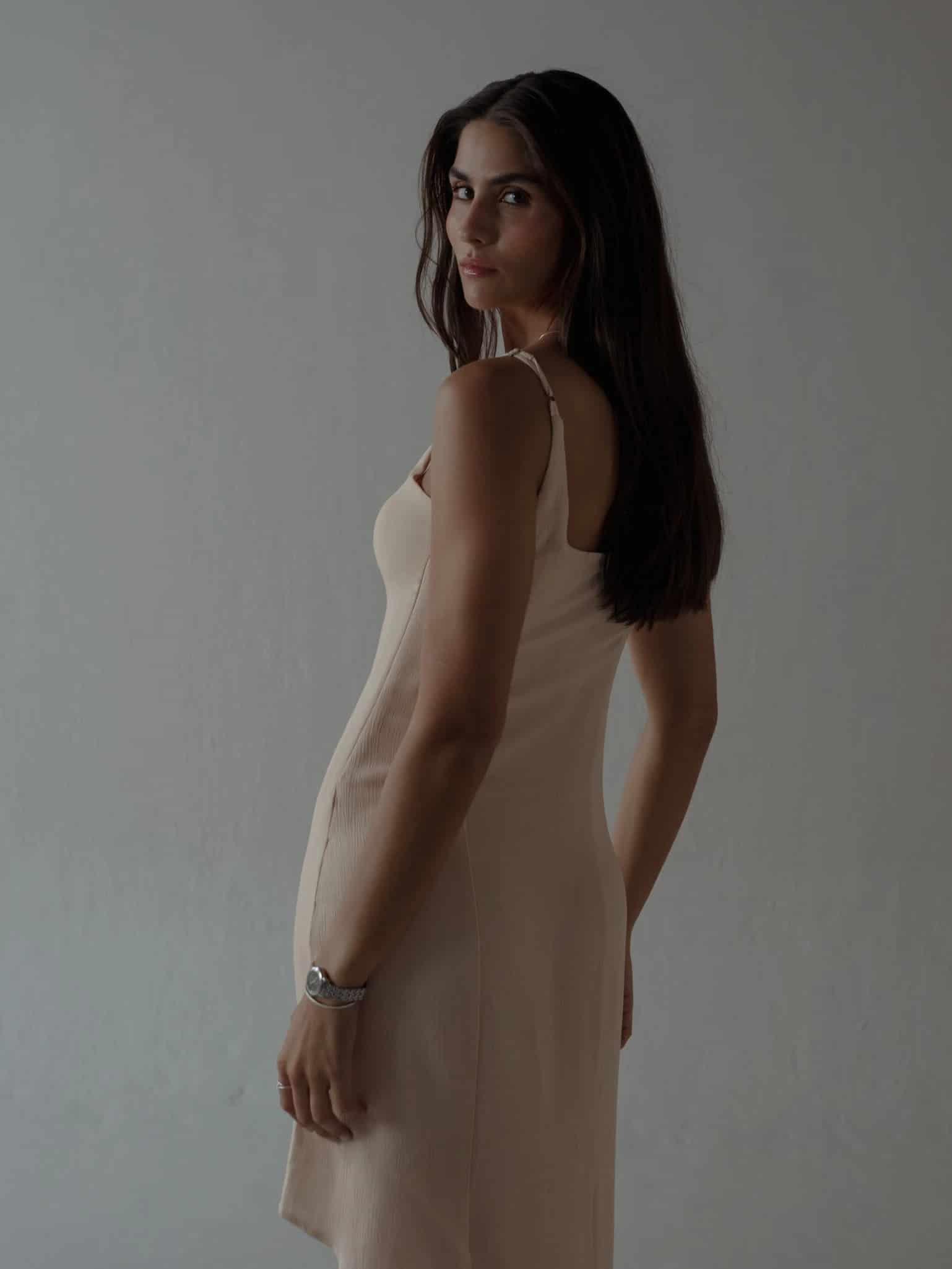 THE MINIMAL DRESS - NATURAL - miniatura 7