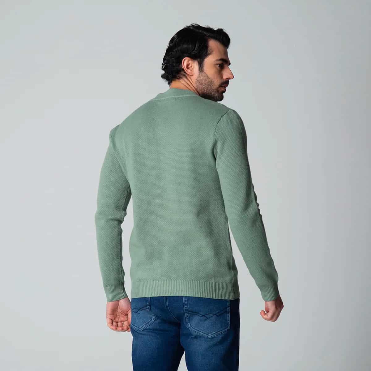 Buzo Tejido Cuello Alto Aldo - miniatura 5