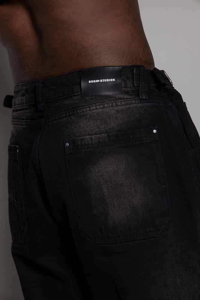 Baggy Courage Negro Taches - miniatura 8