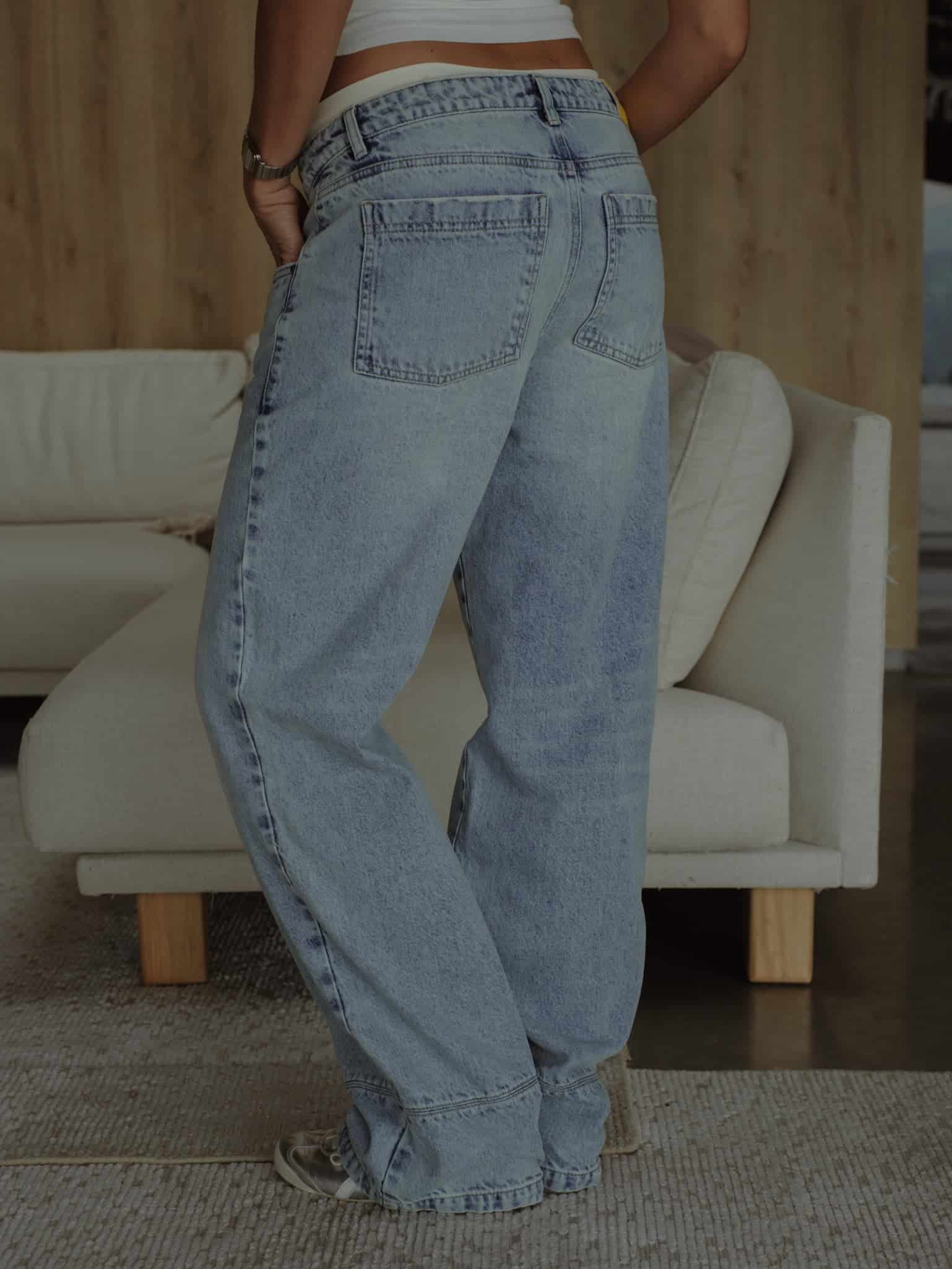 LOW RENEW JEAN - OLD LIGHT BLUE - miniatura 13