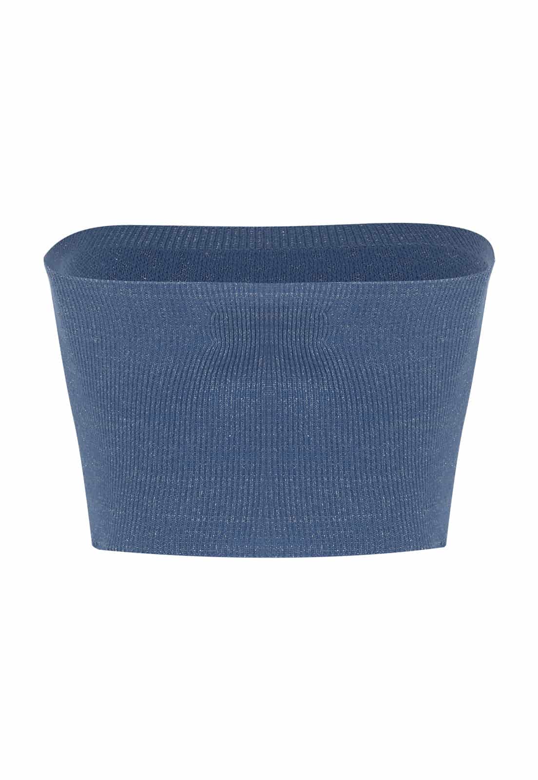CROP TOP KNIT SOLE BLUE - miniatura 2