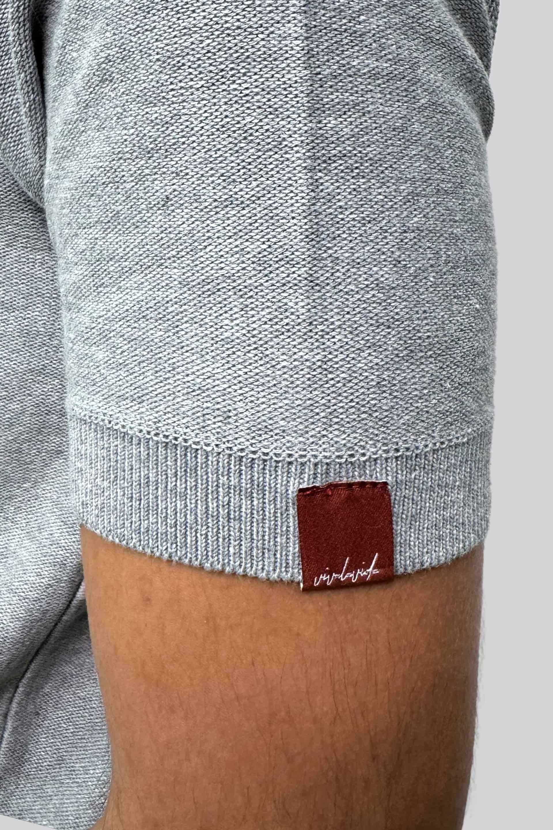 CREW NECK TEJIDA GRIS - miniatura 3