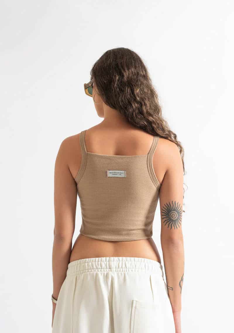 Monclair brown crop top - miniatura 11