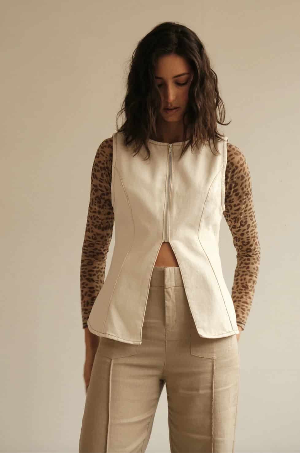 Top Union Vest | Crudo - miniatura 1