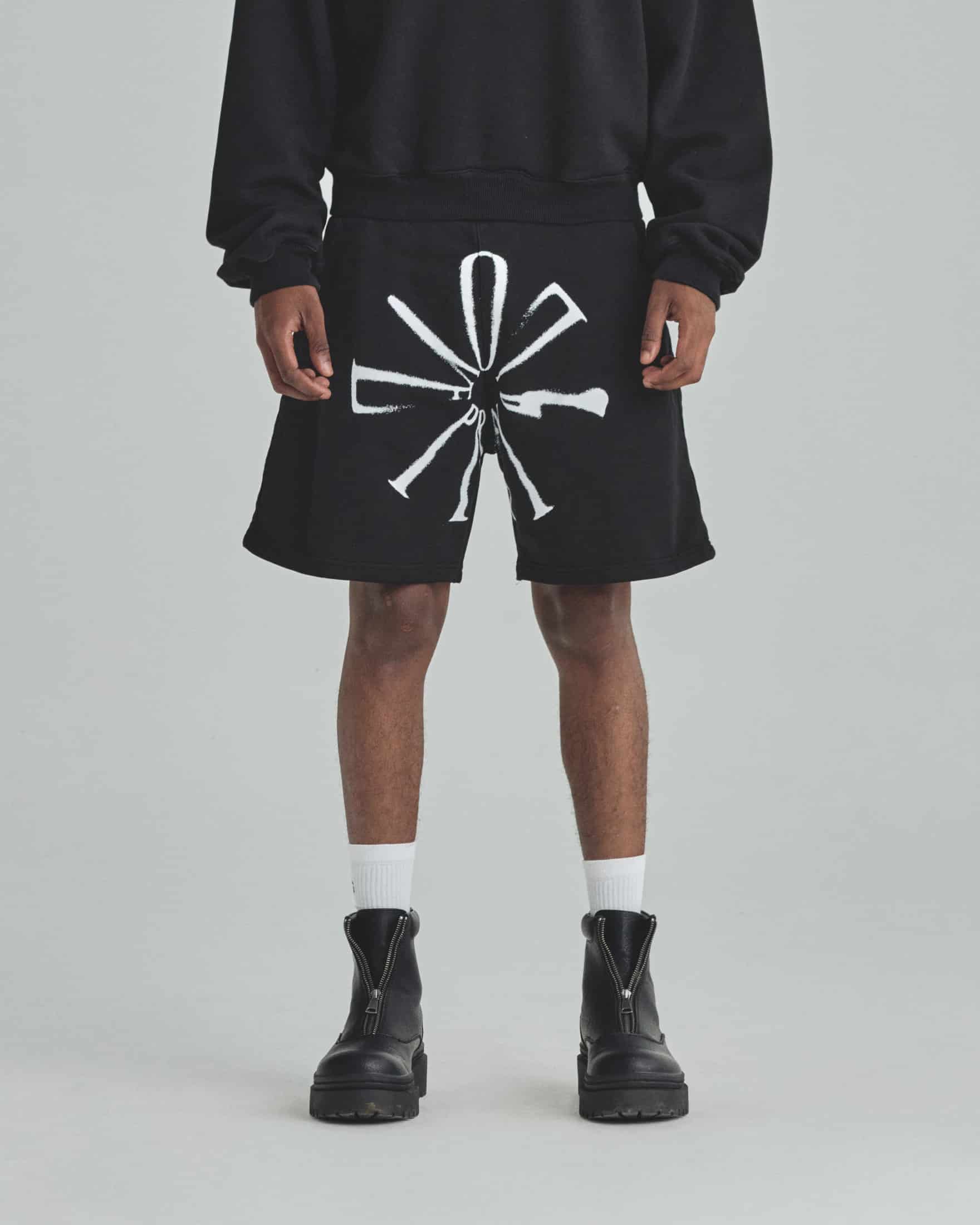 Spring Pray 4 Love Biased Shorts Black - miniatura 2