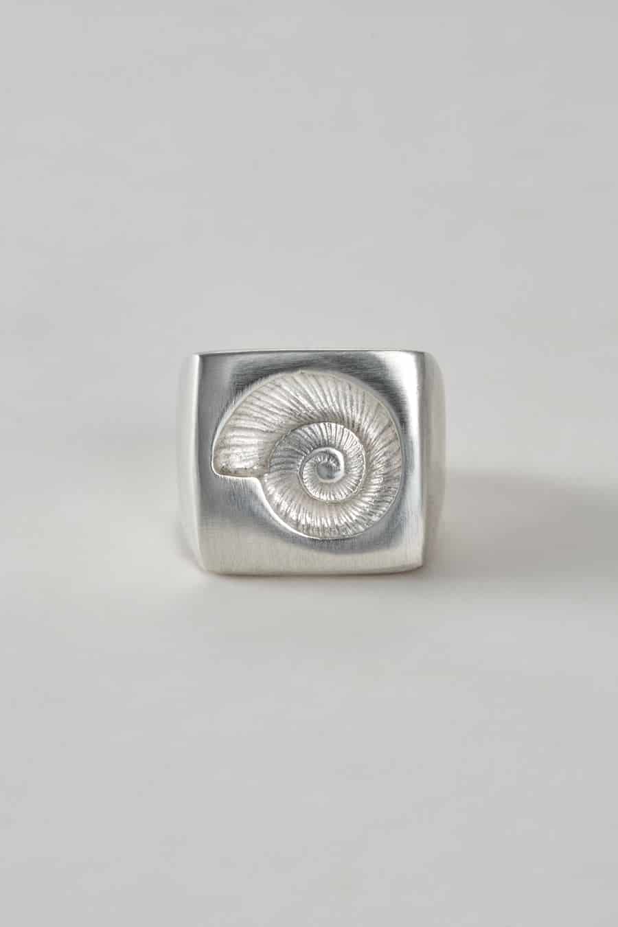 Anillo nautilus plata - miniatura 3