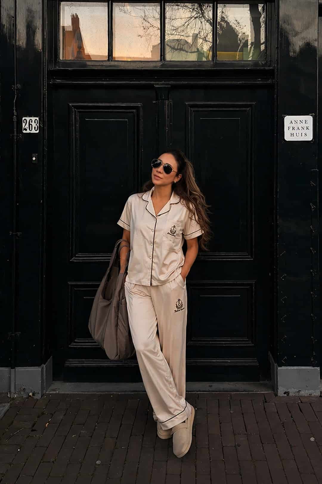 Set Pantalon New York Cashmere Beige - miniatura 2