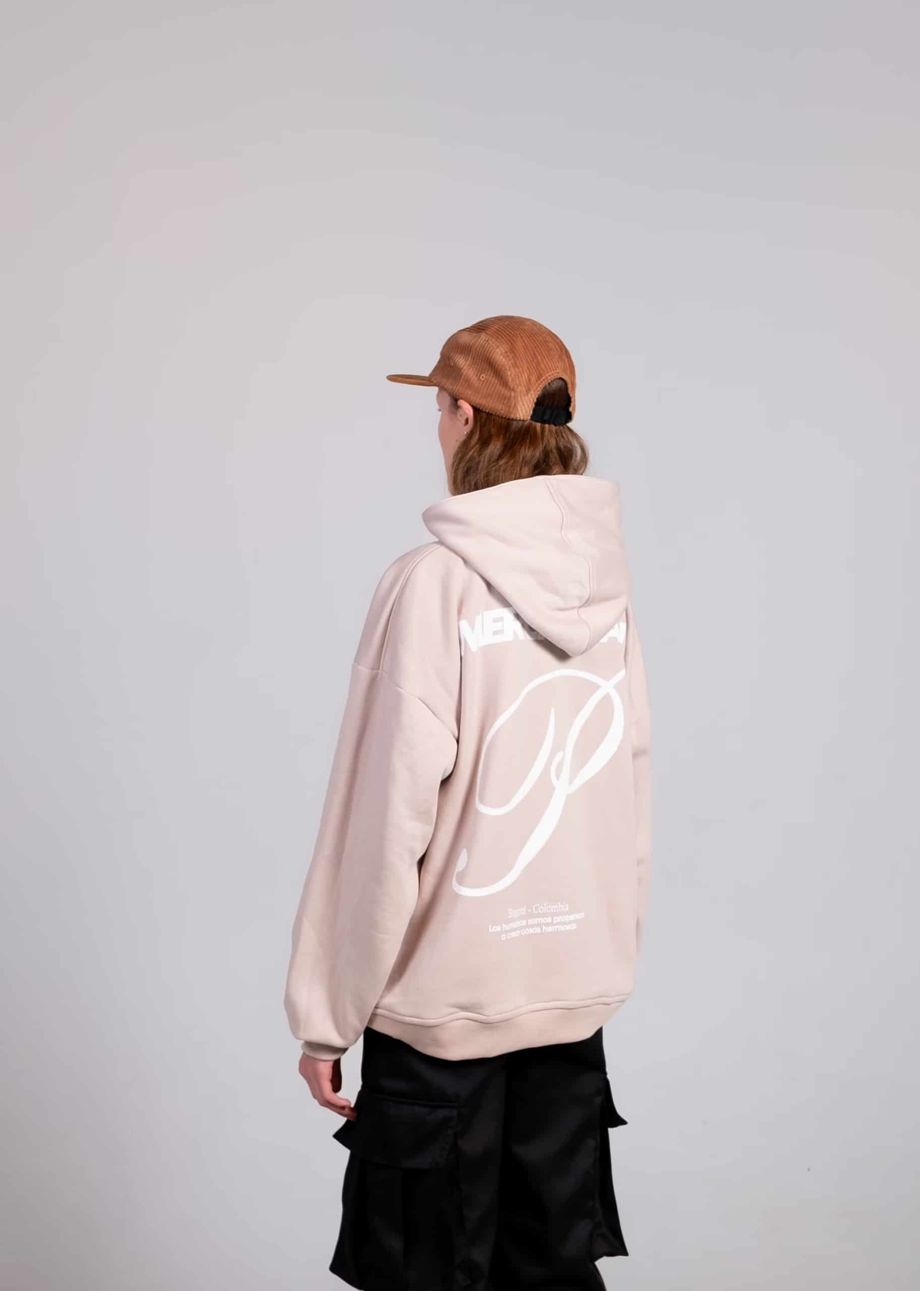 Hoodie Oversize Beigie - miniatura 7
