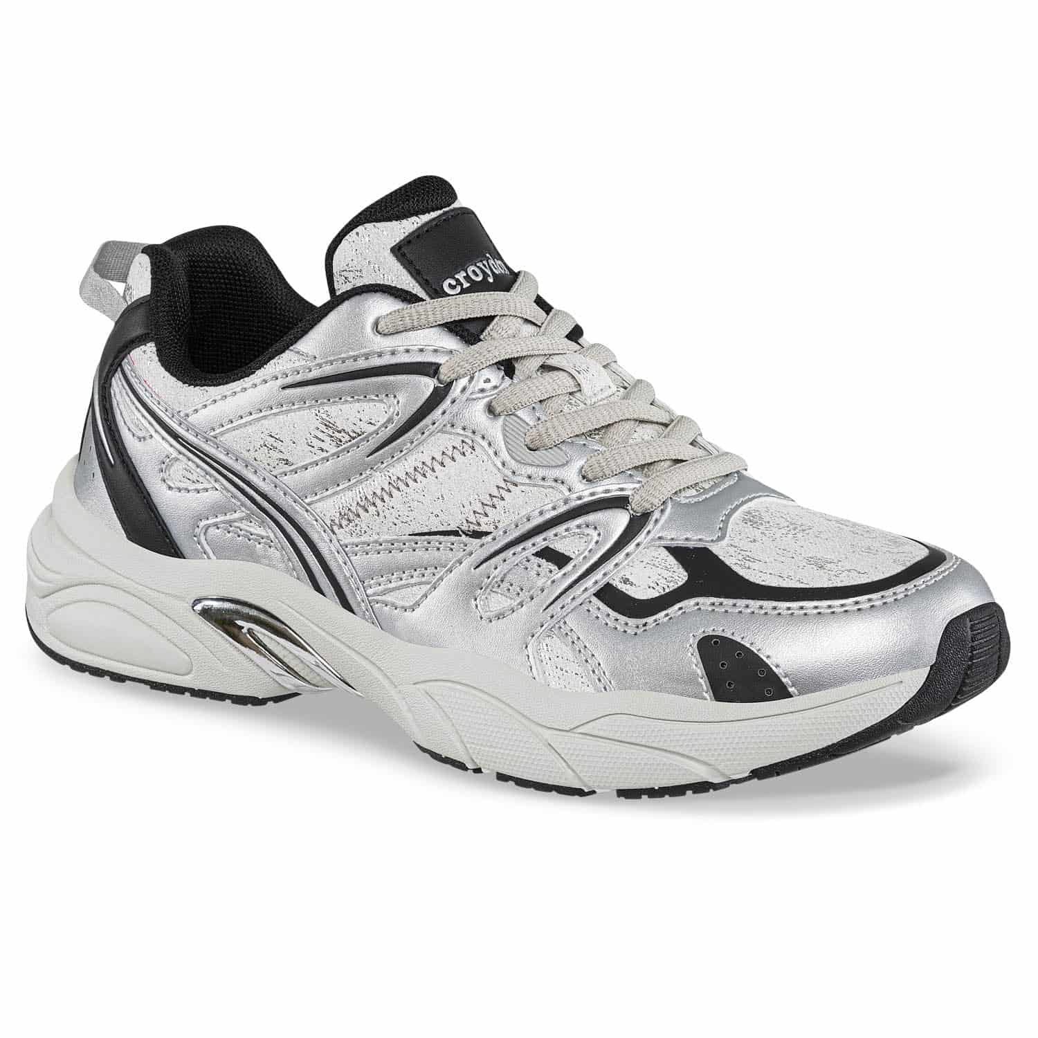 Tenis Urbanos Argame Gris-Negro Croydon para Mujer - miniatura 1
