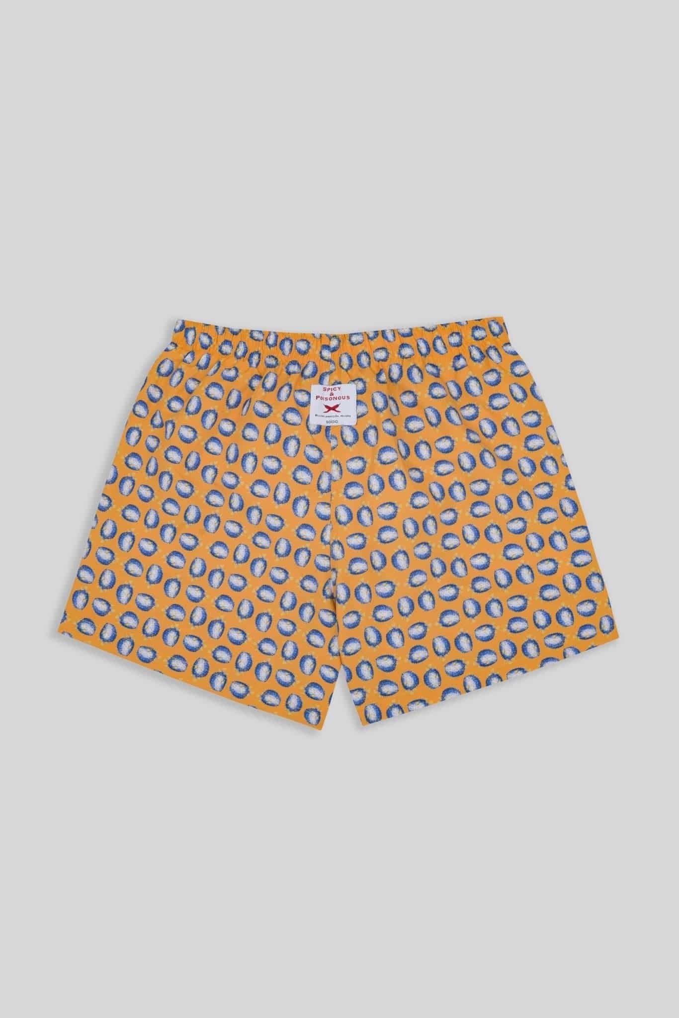 Men's swim trunk orange puffer fish - miniatura 2