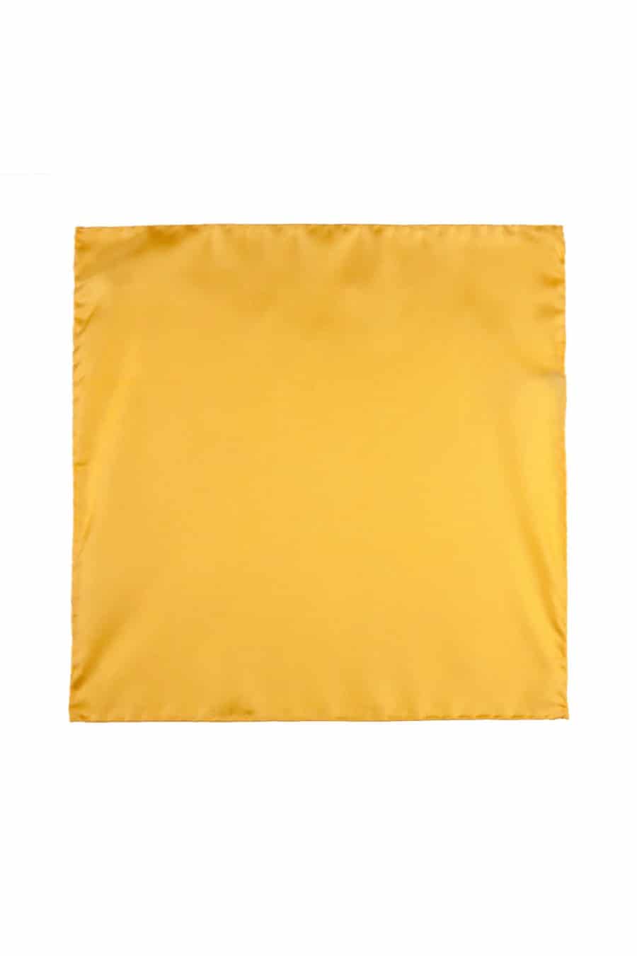 Men's silk yellow handkerchief - miniatura 2