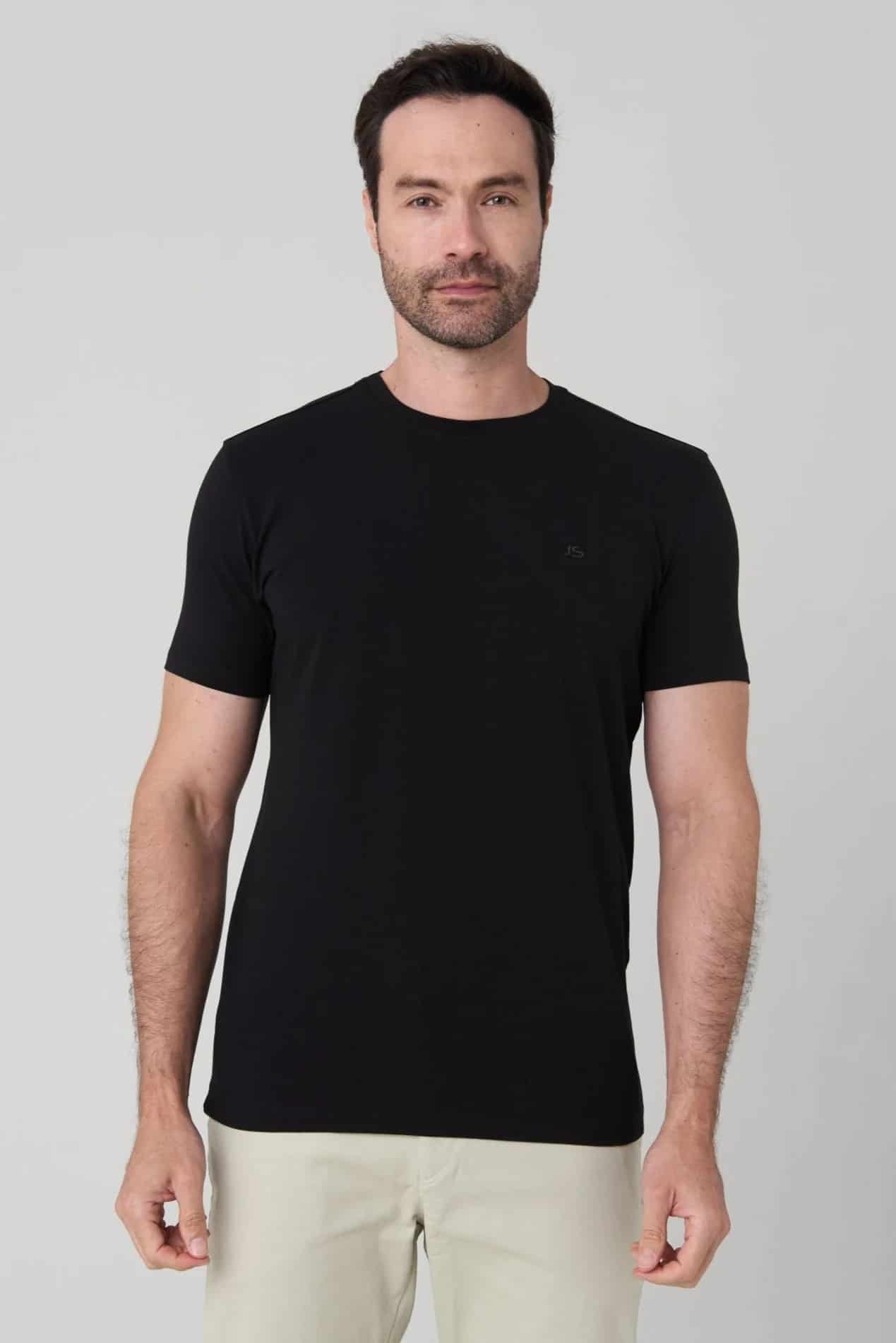 T-Shirt manga corta casual Jon Sonen - miniatura 2