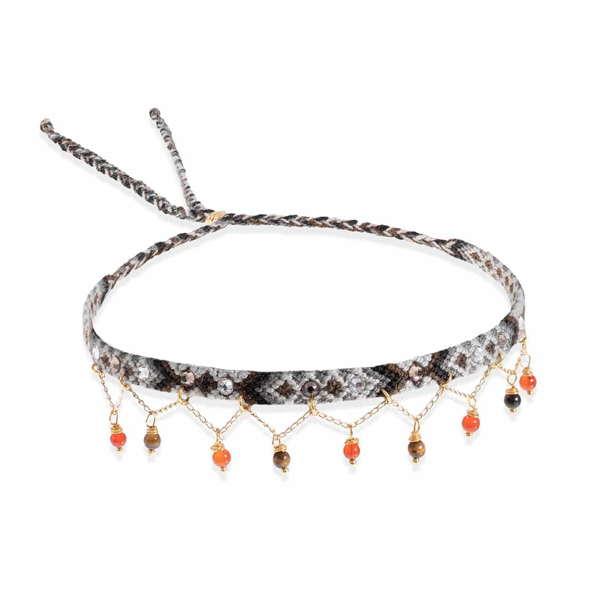 Choker Wayuu Jolotsü | Greige - miniatura 3