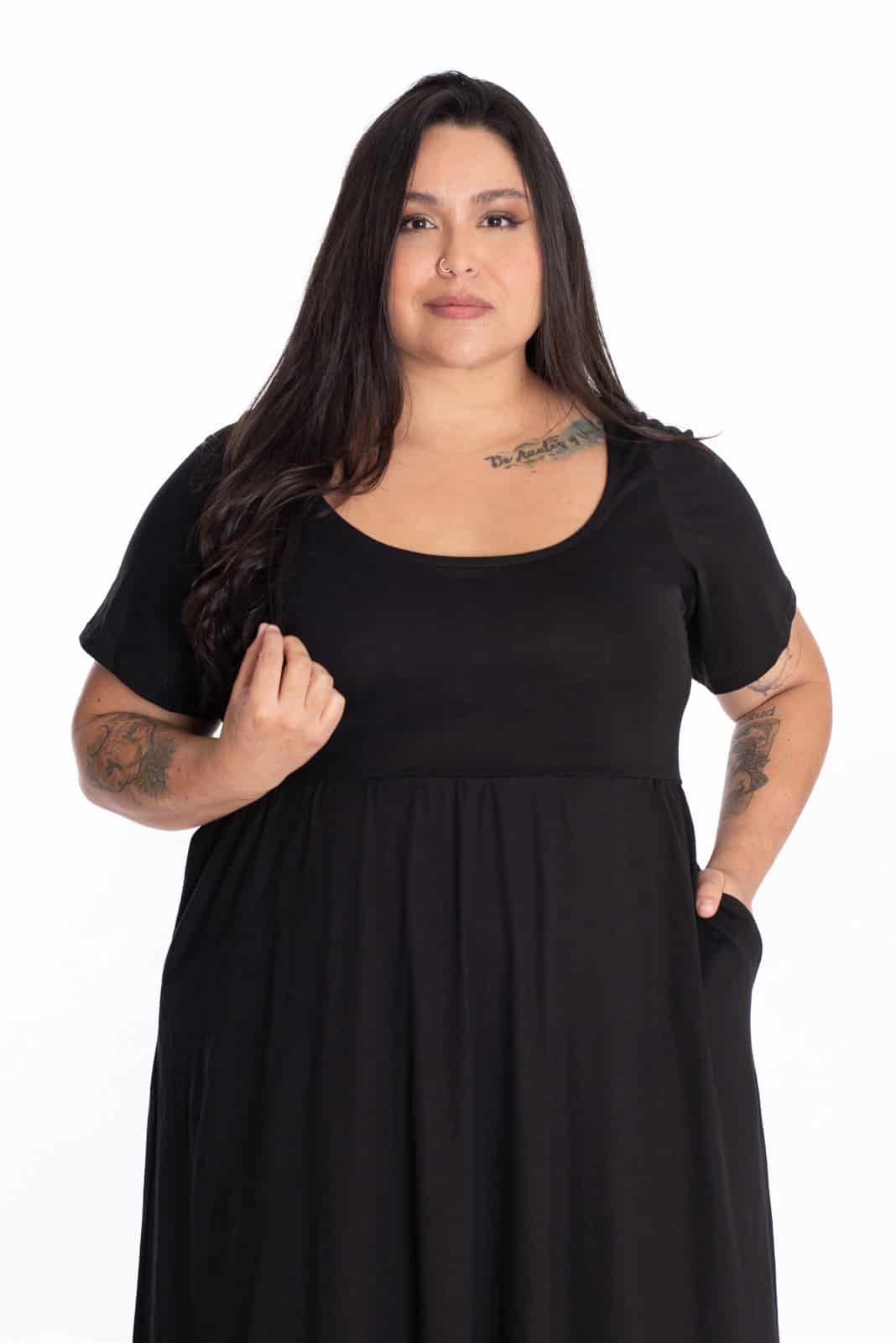 Vestido Vanessa Negro - miniatura 8