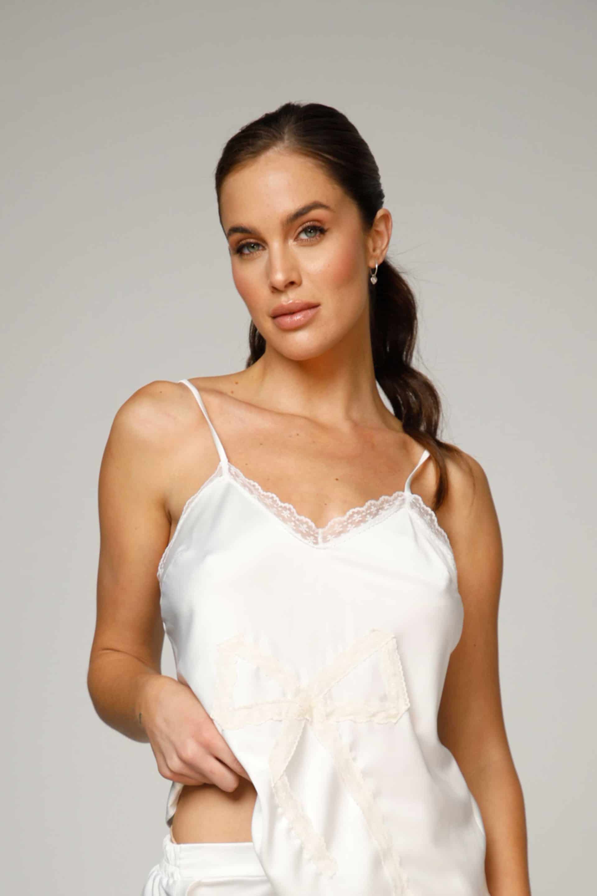 CAMISILLA ELLIPSE VOLVER CRUDO - miniatura 1
