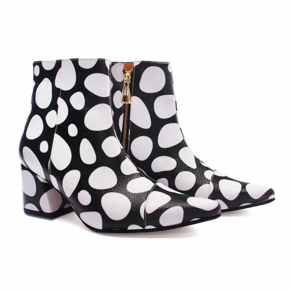 ANKLE boots B&W eggs - miniatura 2