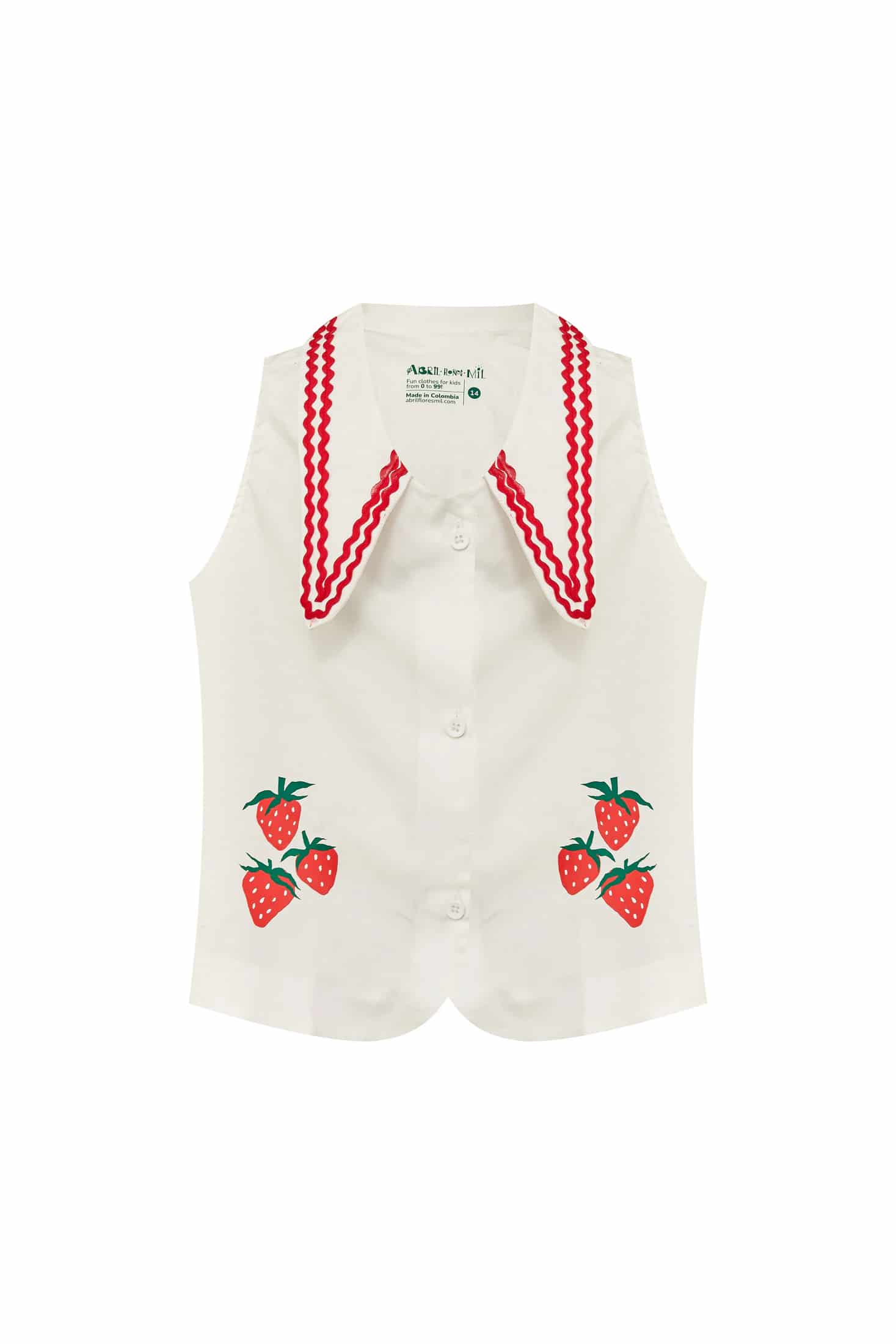 Camisa Fresas Marinera Adulto - miniatura 8