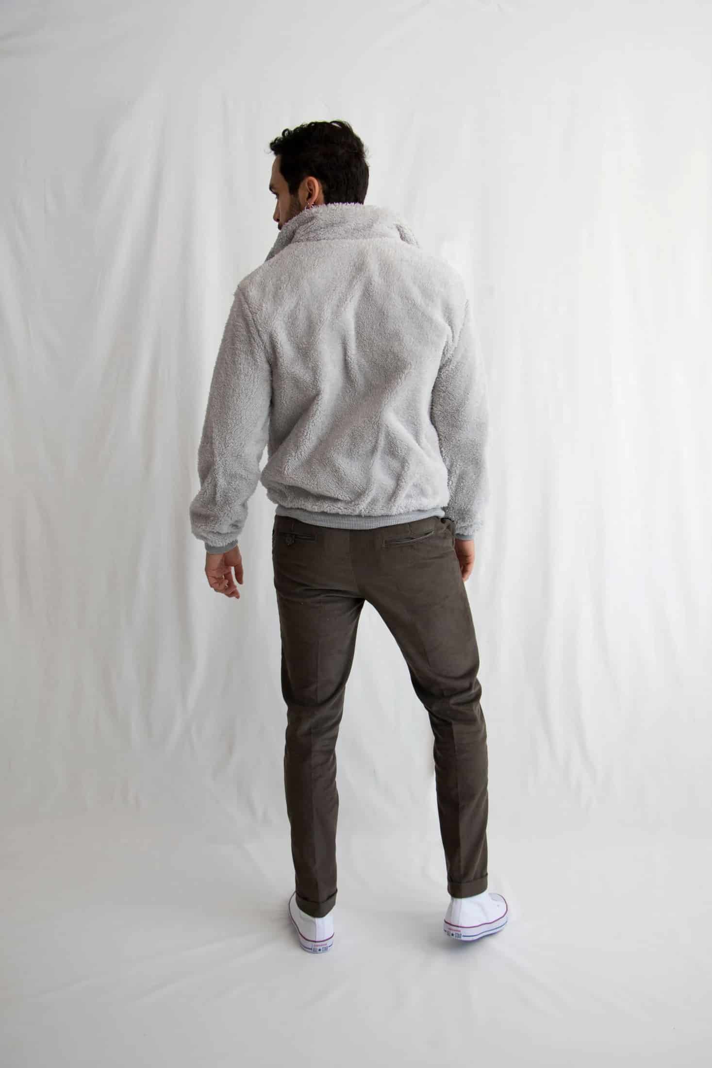 Chaqueta oveja gris - miniatura 3