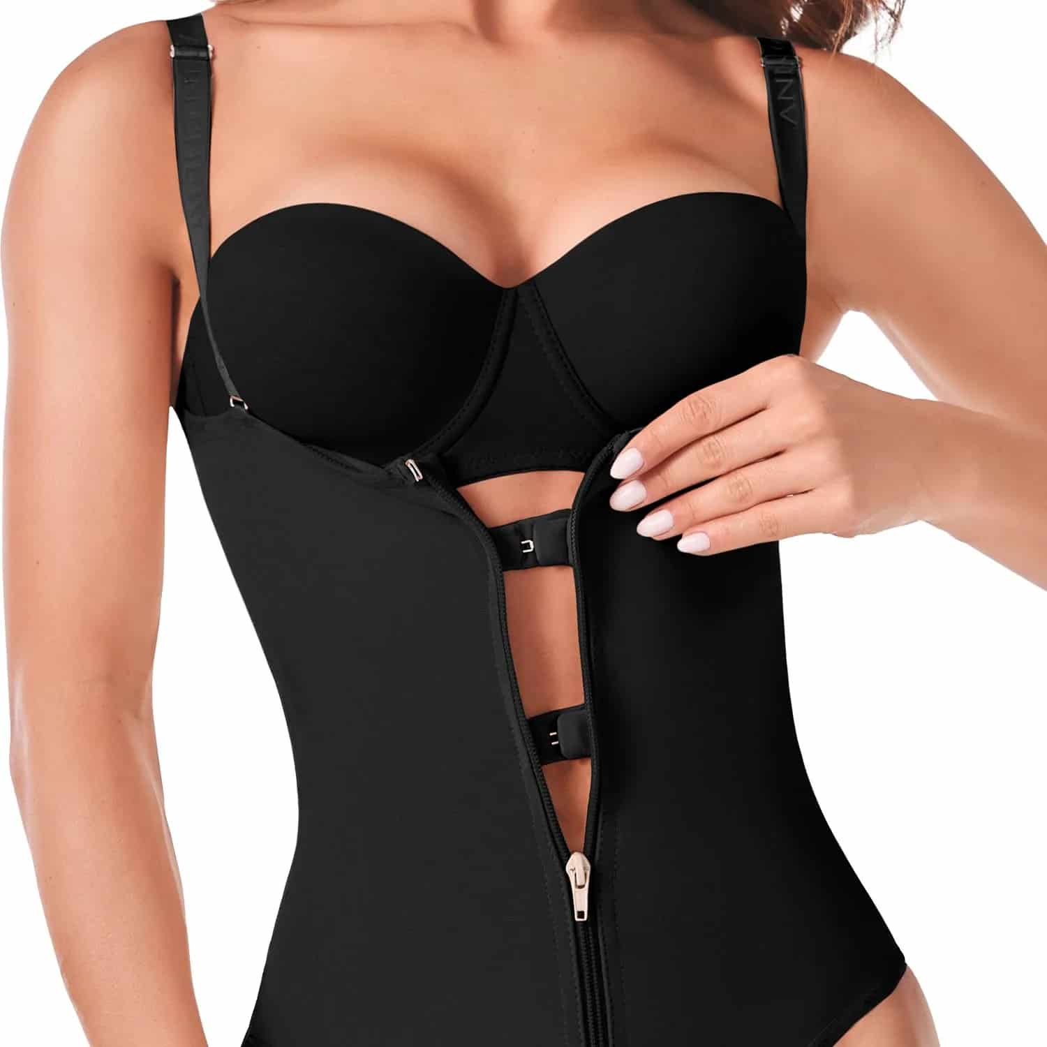 Faja Colombiana Tipo Body Tanga Powernet Enelia Mujer - miniatura 16
