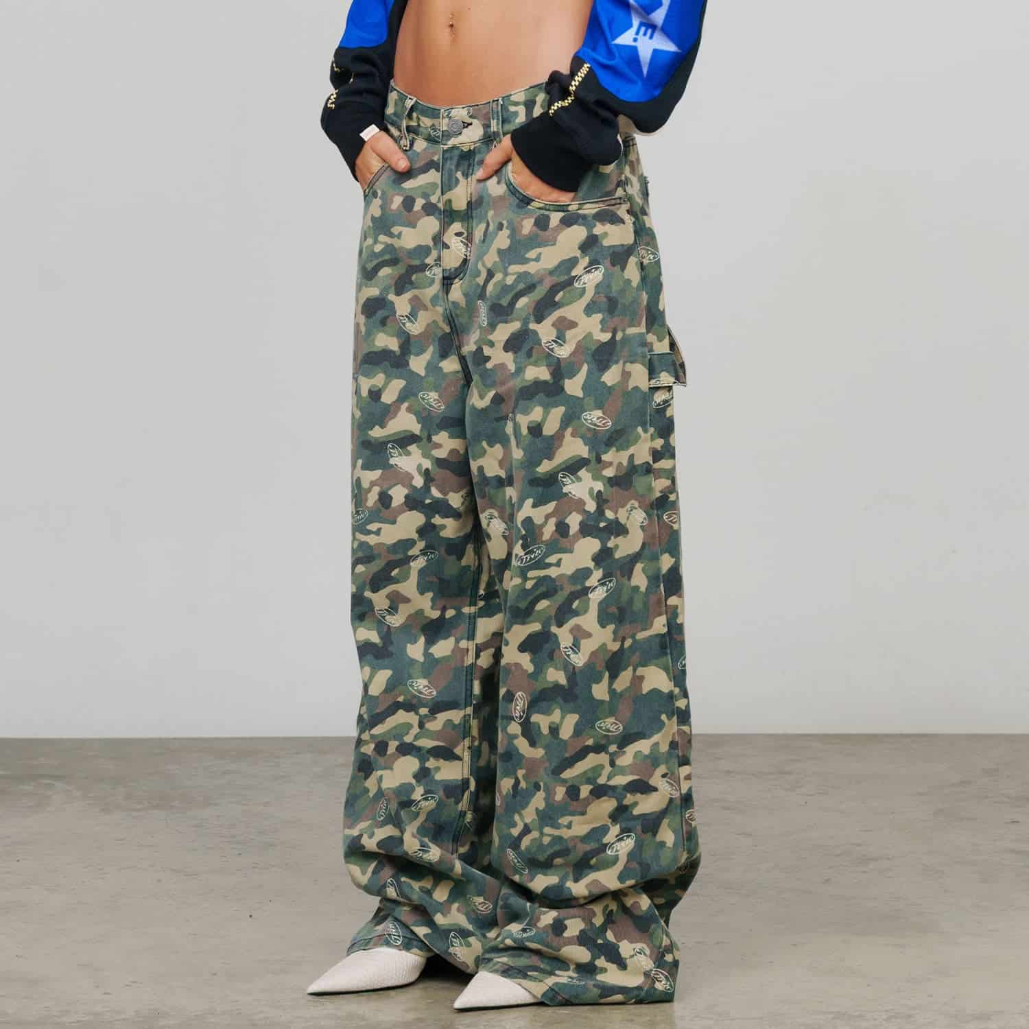 Racing Camo Carpenter Pants - Green - miniatura 9