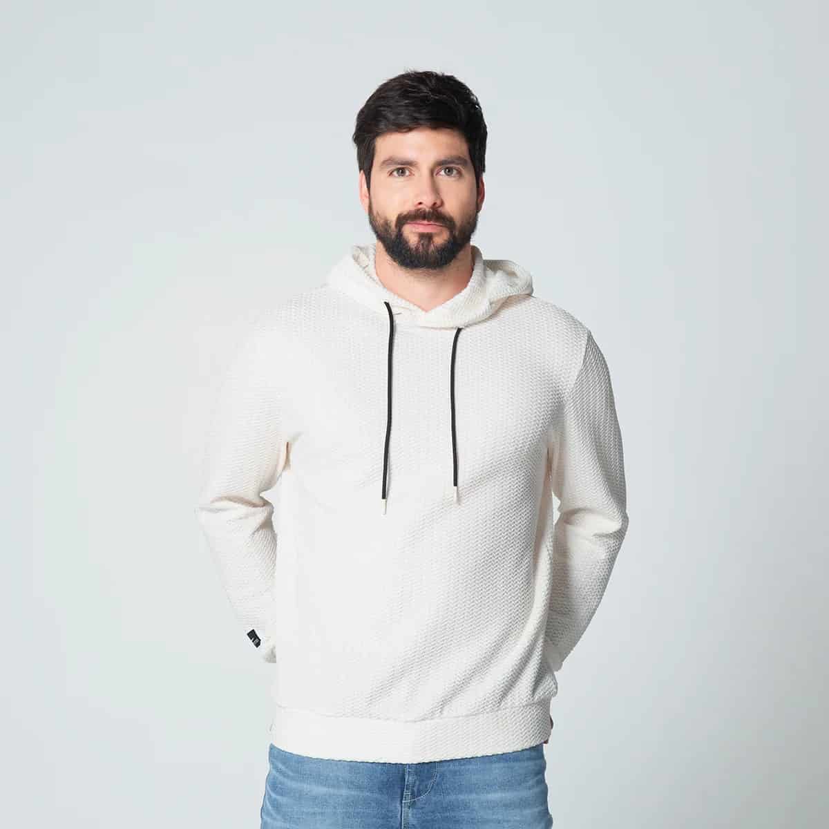 Buzo Hoddie Regular Moca - miniatura 3
