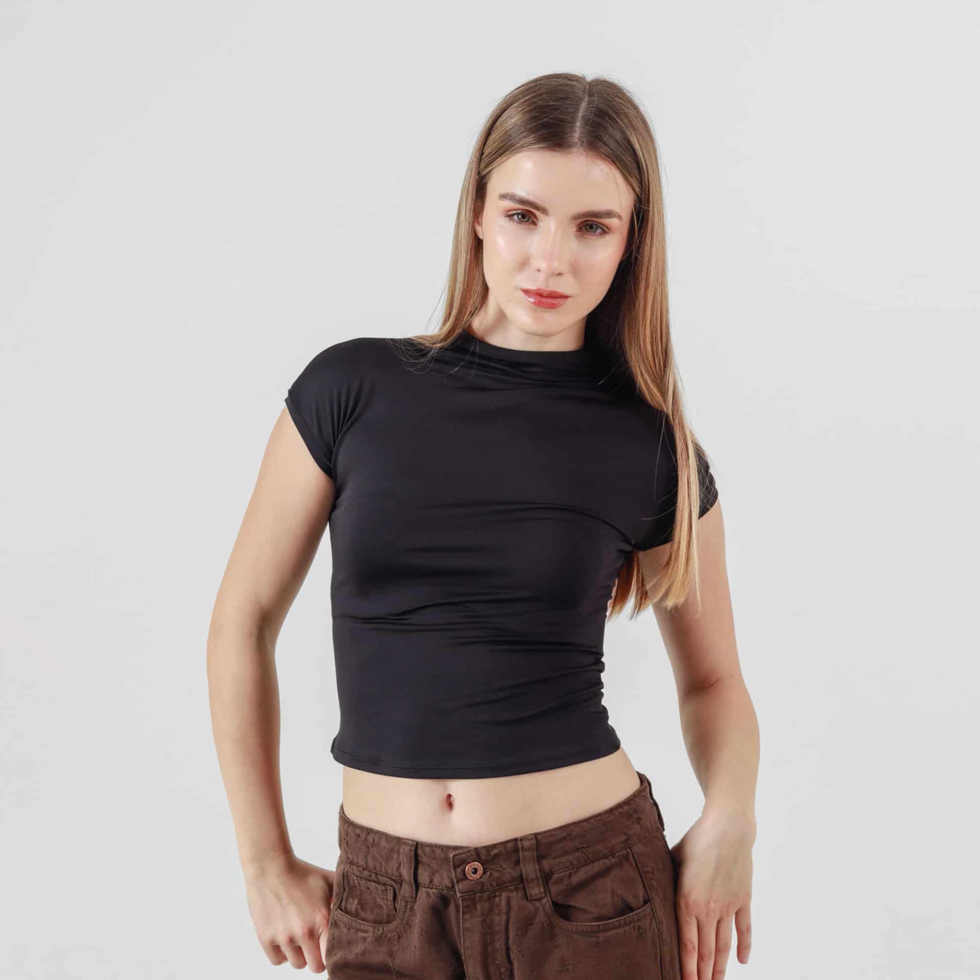 Camiseta Cuello Alto Manga Sisa - miniatura 6