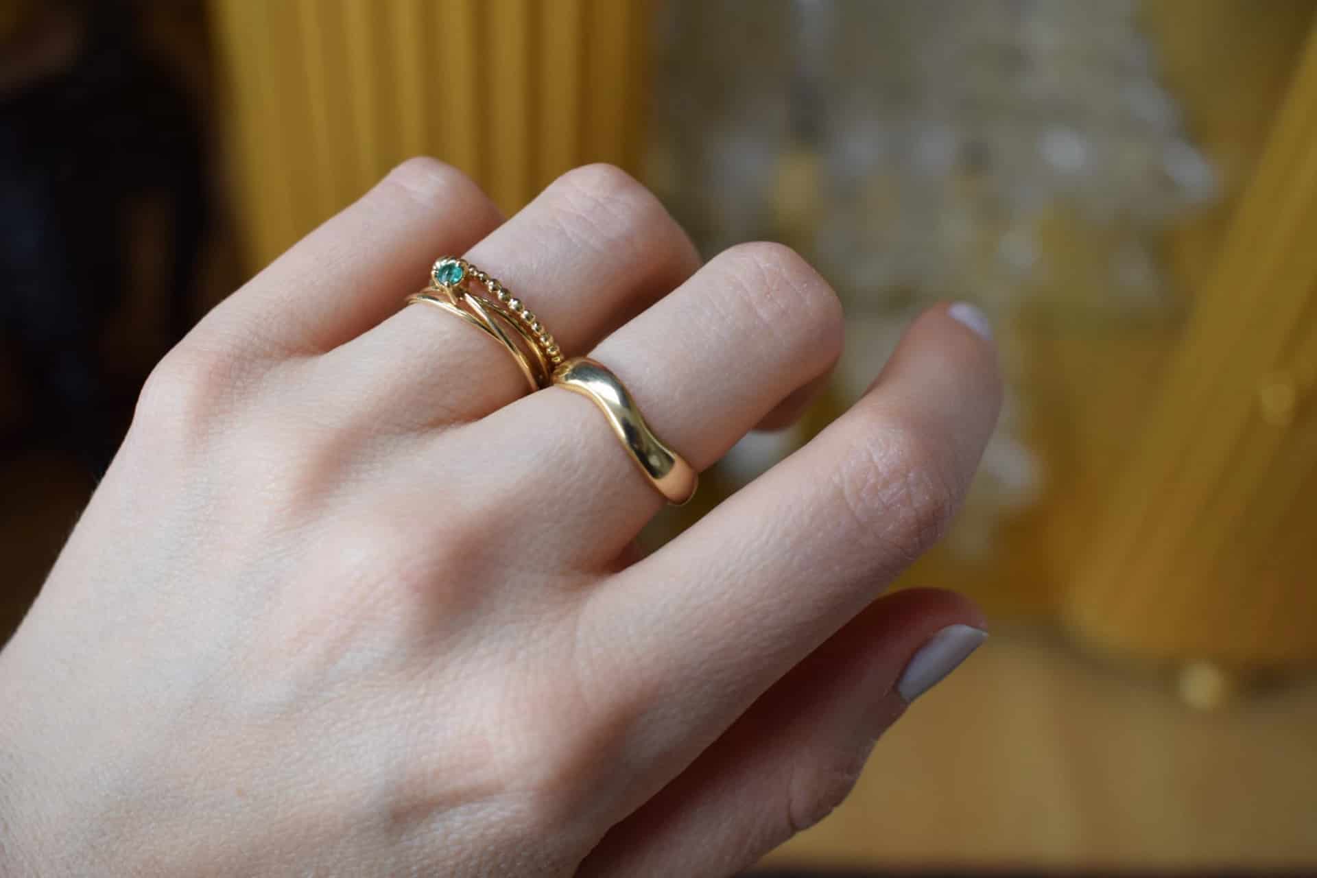 Anillo Alma Esmeralda Oro 18K - miniatura 6
