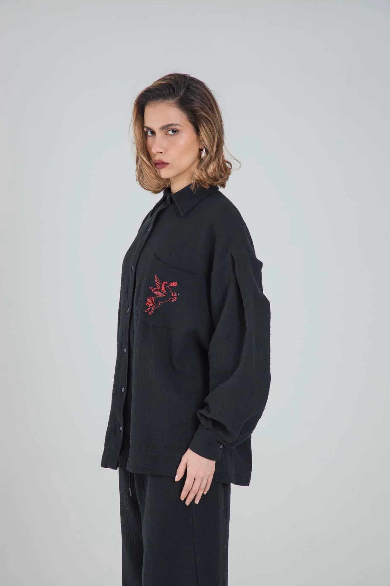 PEGASUS BLACK SHIRT - miniatura 8