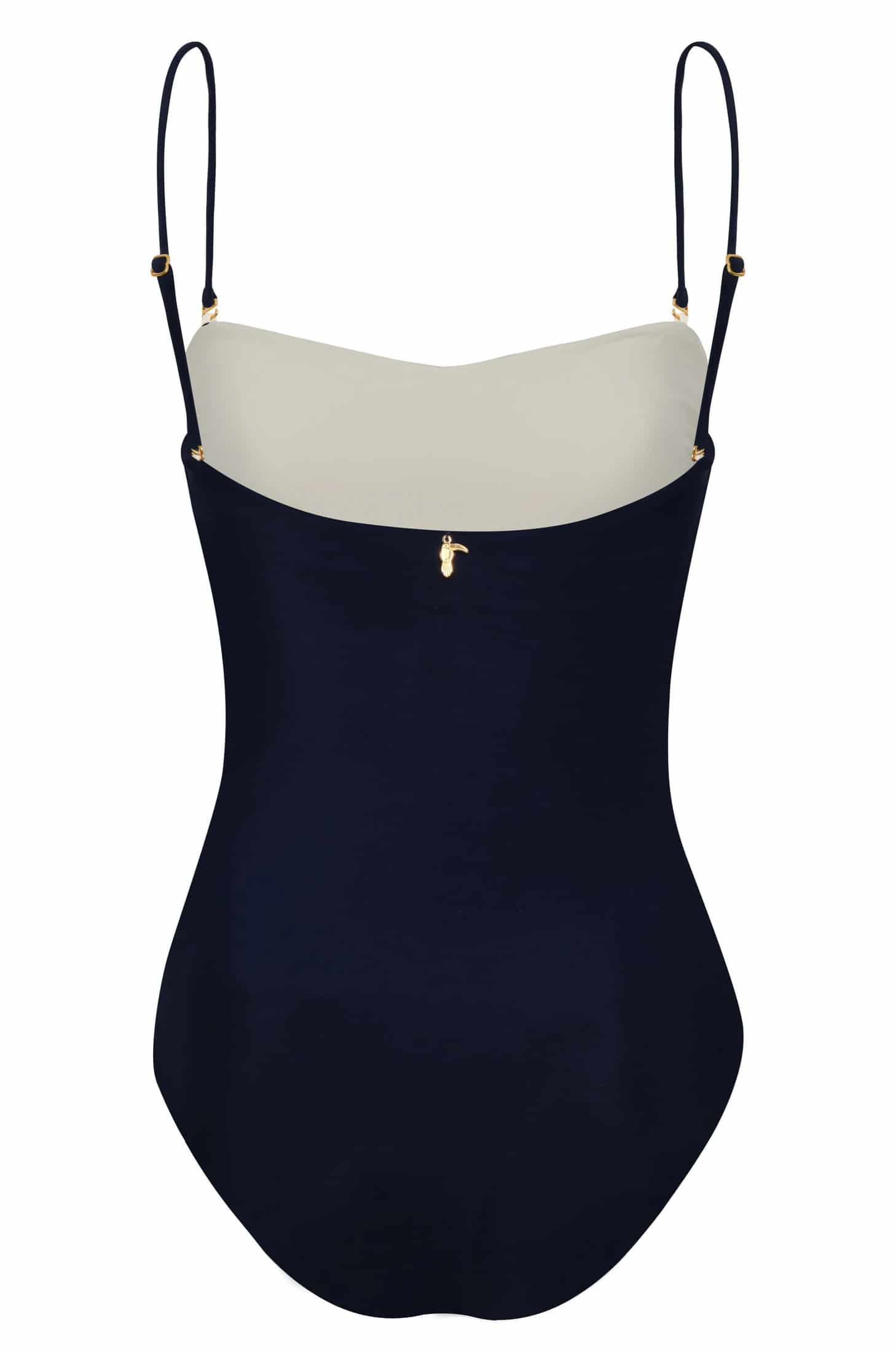Las Balsas One Piece / Navy - Ivory - miniatura 4