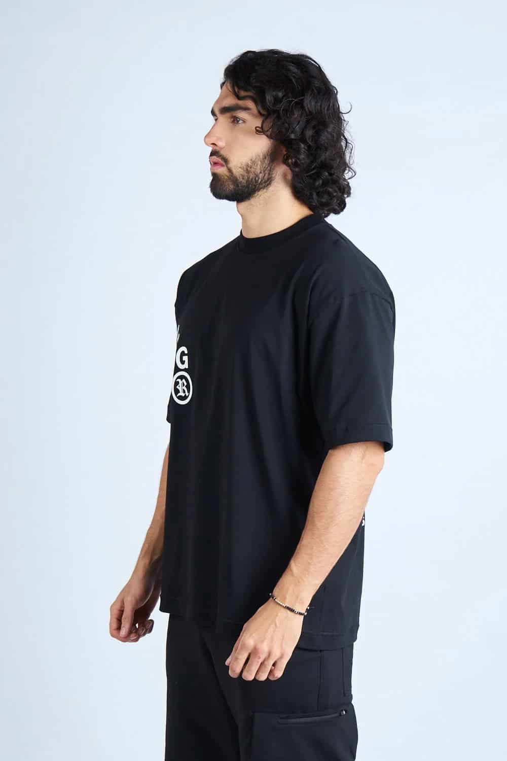 CAMISETA OVERSIZE NEGRA [DROP 0:0] - miniatura 3