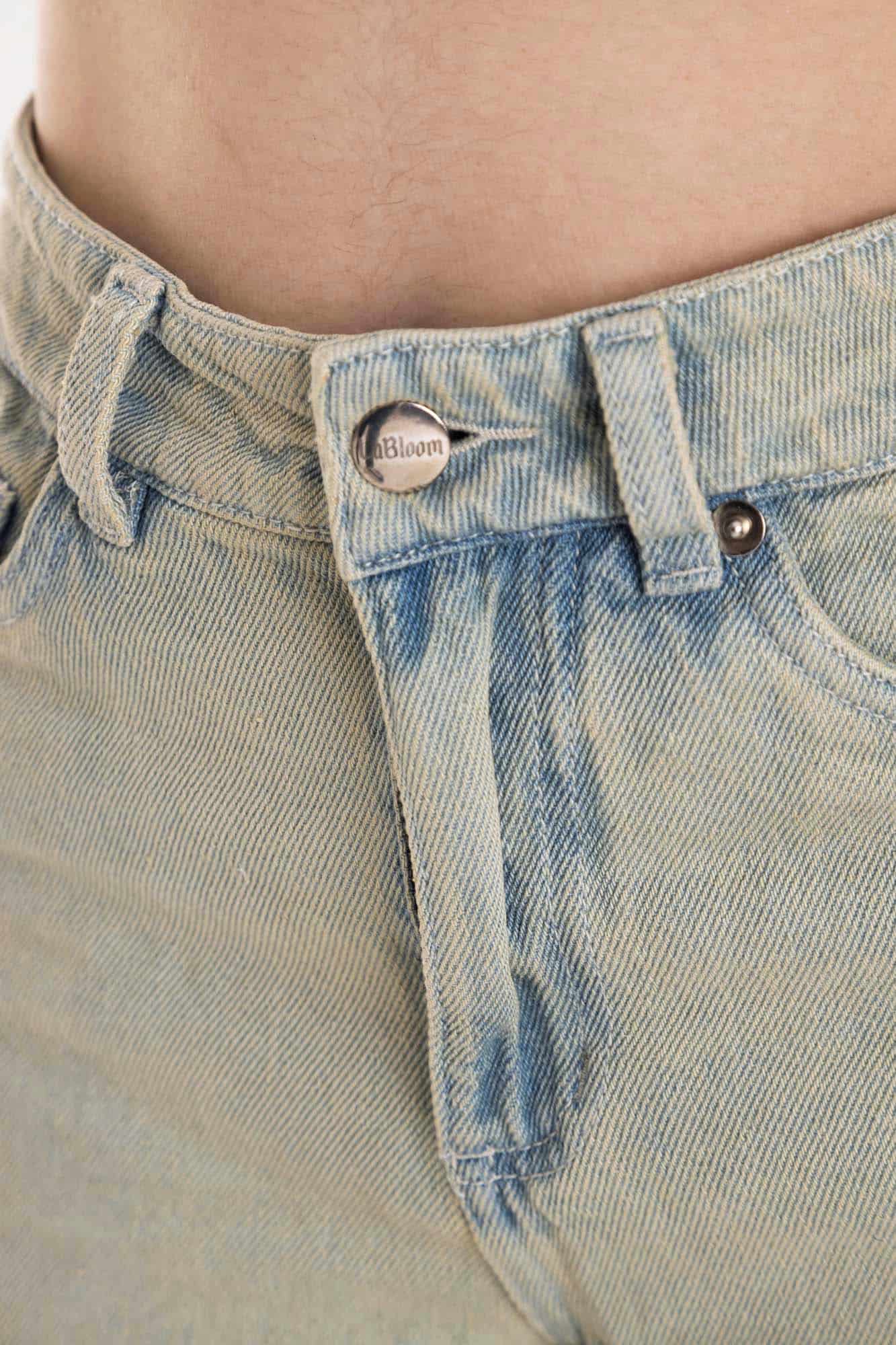 BLACK ACID DENIM SHORT - miniatura 16