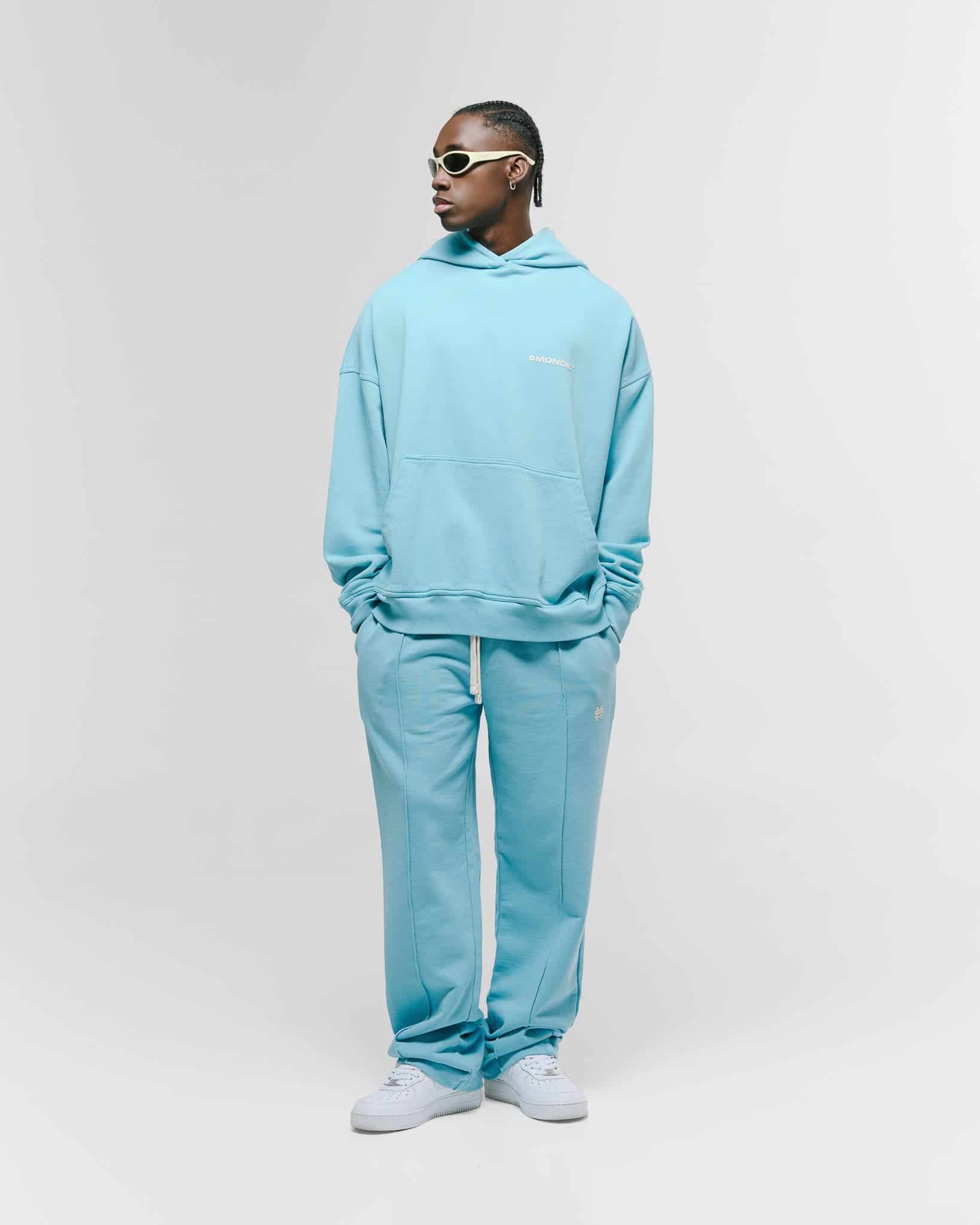 Hoodie Oversized Básico V4 - Azul Claro - miniatura 6