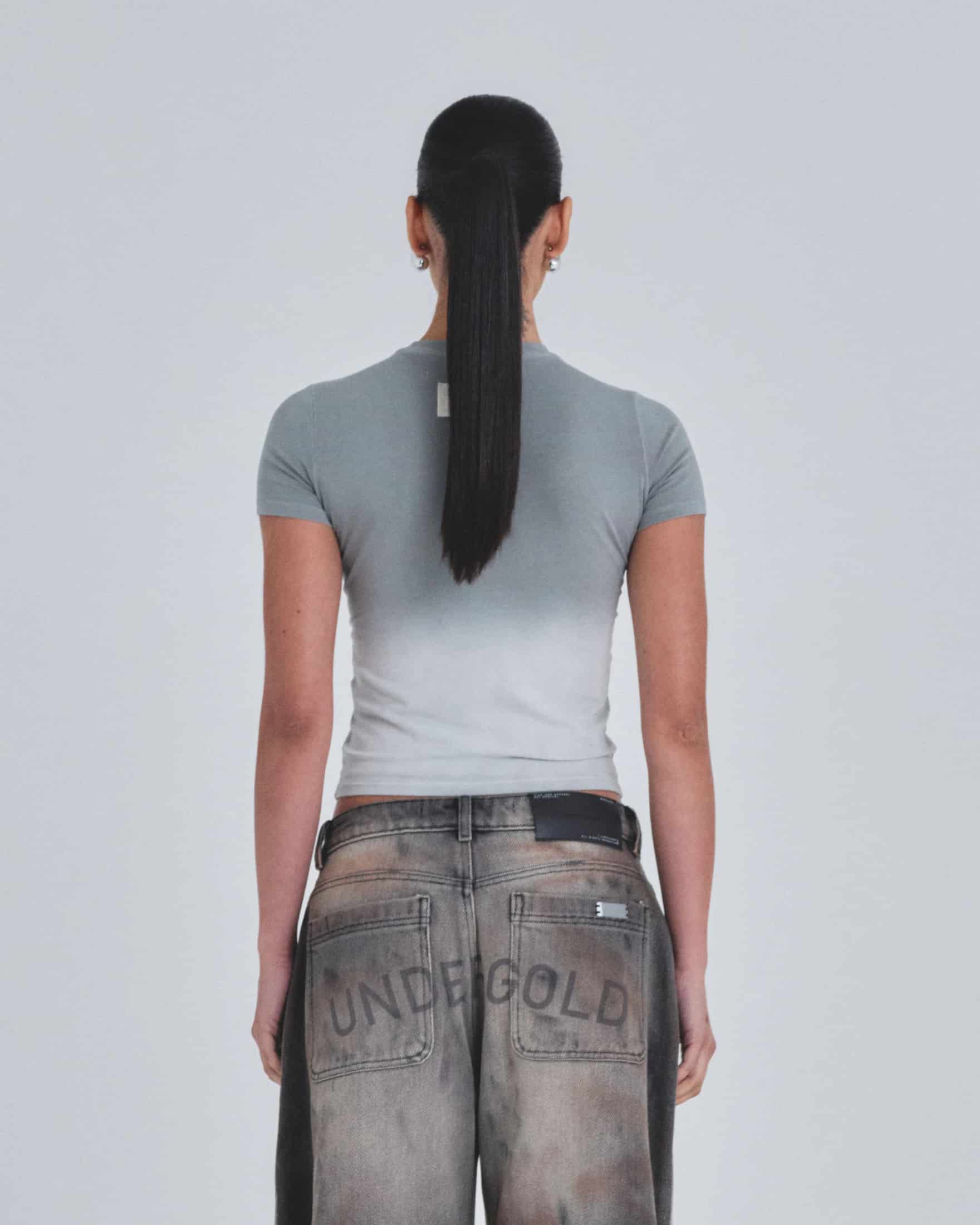 Holy State UNDGLD Long Baby Tee Faded Gray - miniatura 7