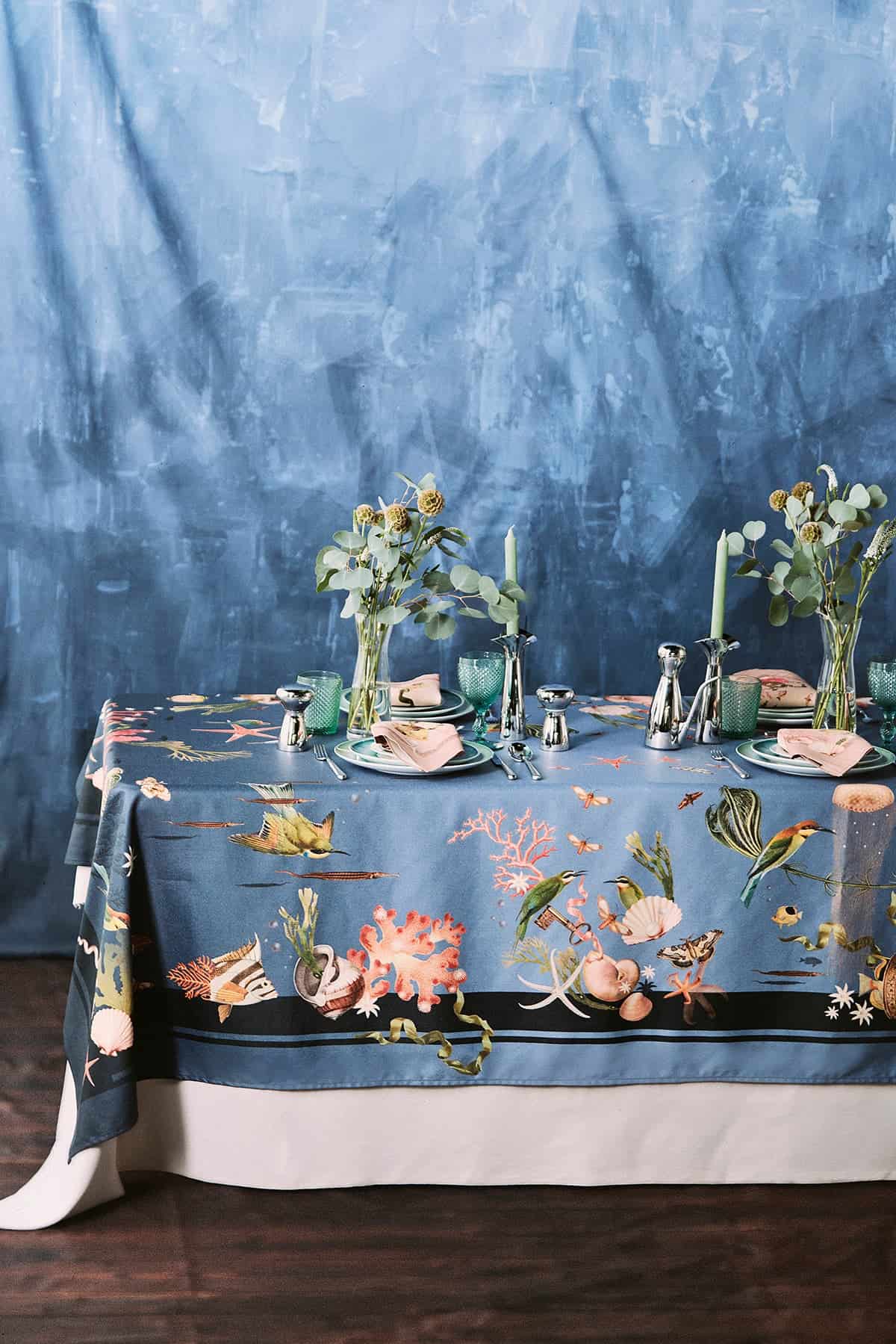 Mantel -  Coralina Blue - miniatura 1