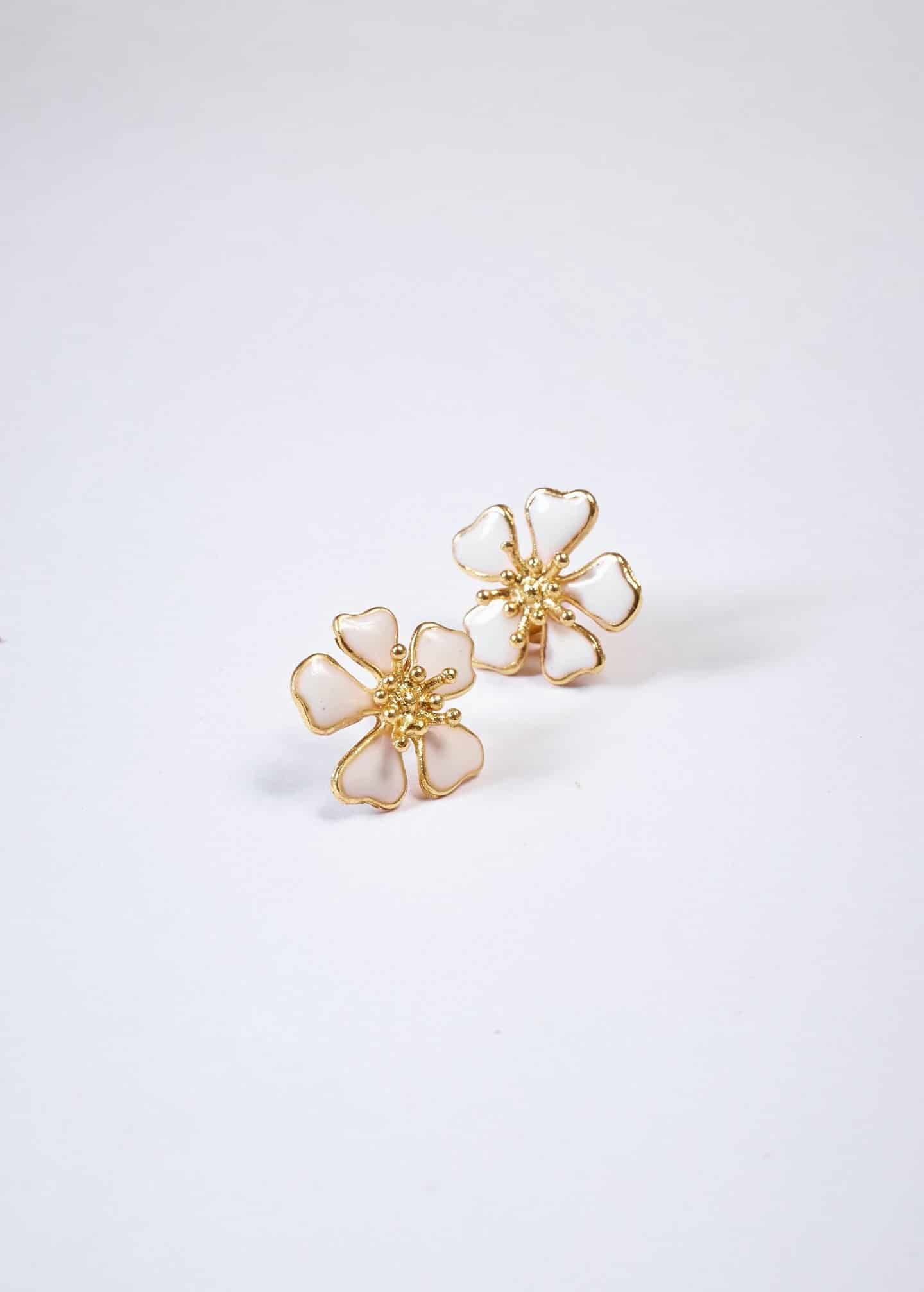 Aretes Aurora Mini Blanco - miniatura 3