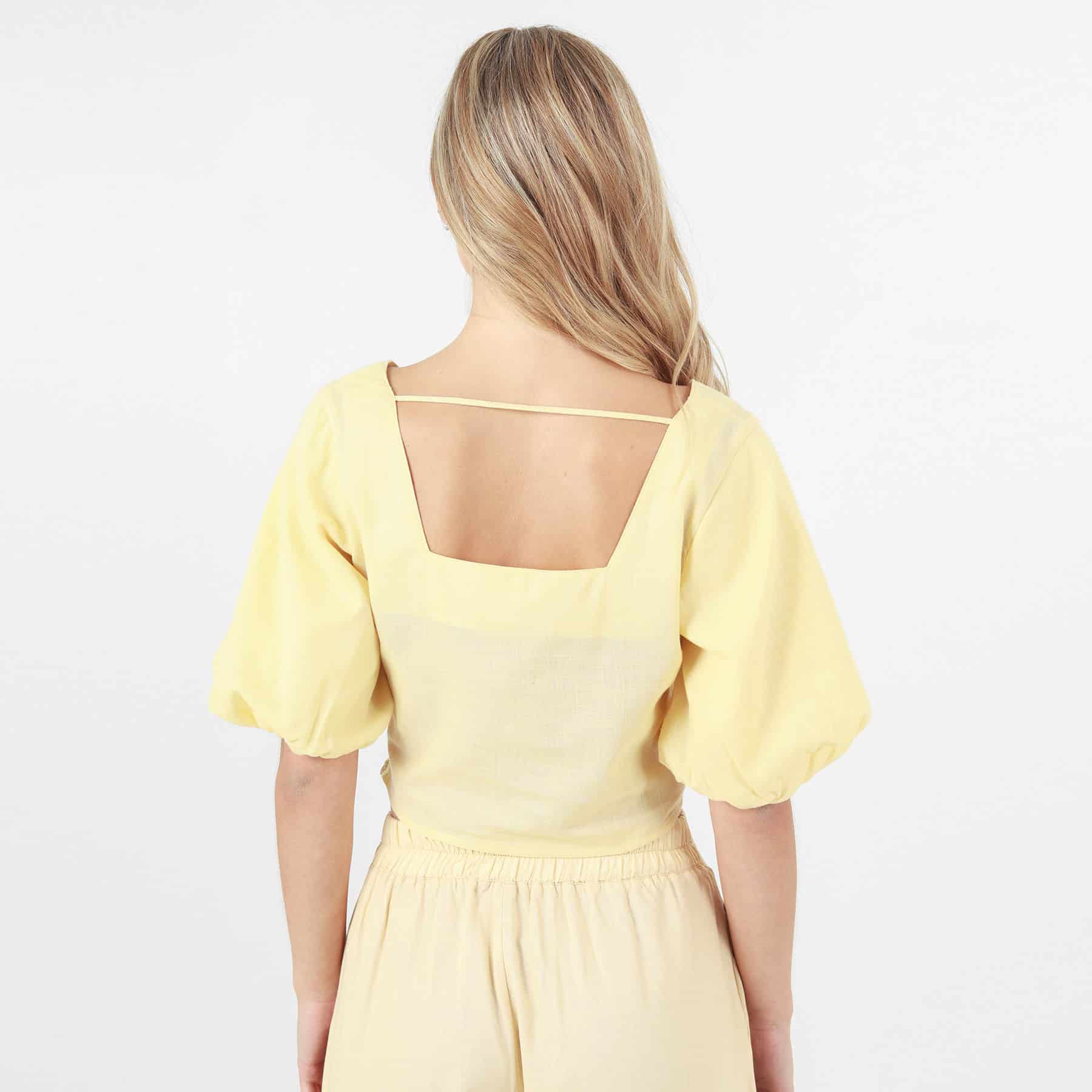 Blusa Cuello U Manga Al Codo - miniatura 3