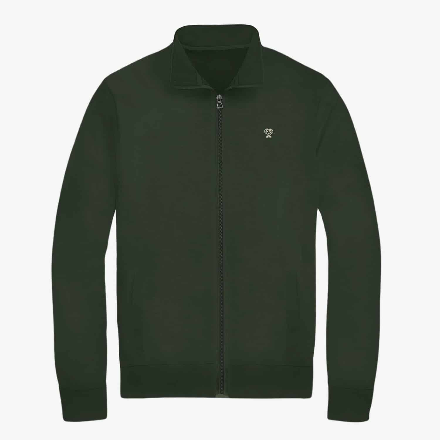 Full-Zip Antimanchas Verde Militar - miniatura 6