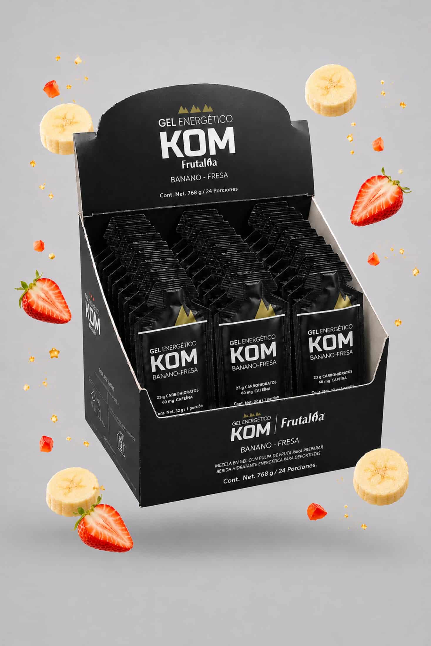 Gel Energético KOM 23 g de Carbohidratos | Caja x24 - miniatura 4