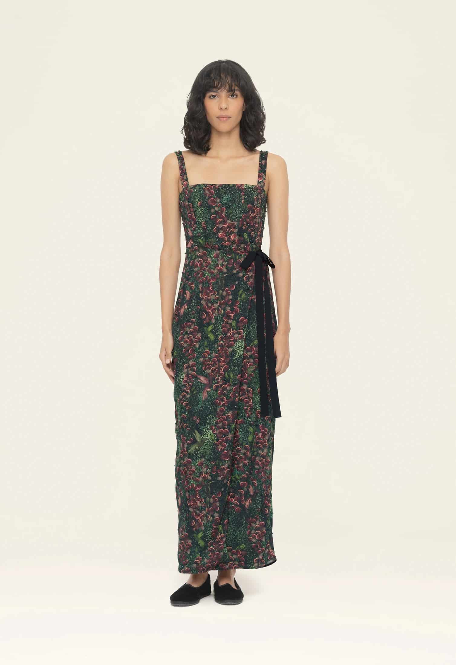 Cinéfila Colibrí Maxi Dress - miniatura 1