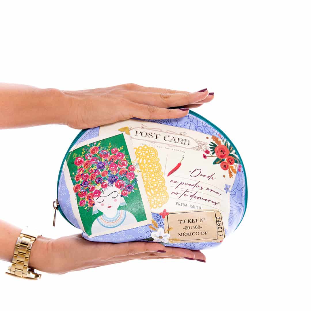 Cosmetiquera Para Mujer Dublín Con Estampado Y Pulsera Viva La Vida - miniatura 4