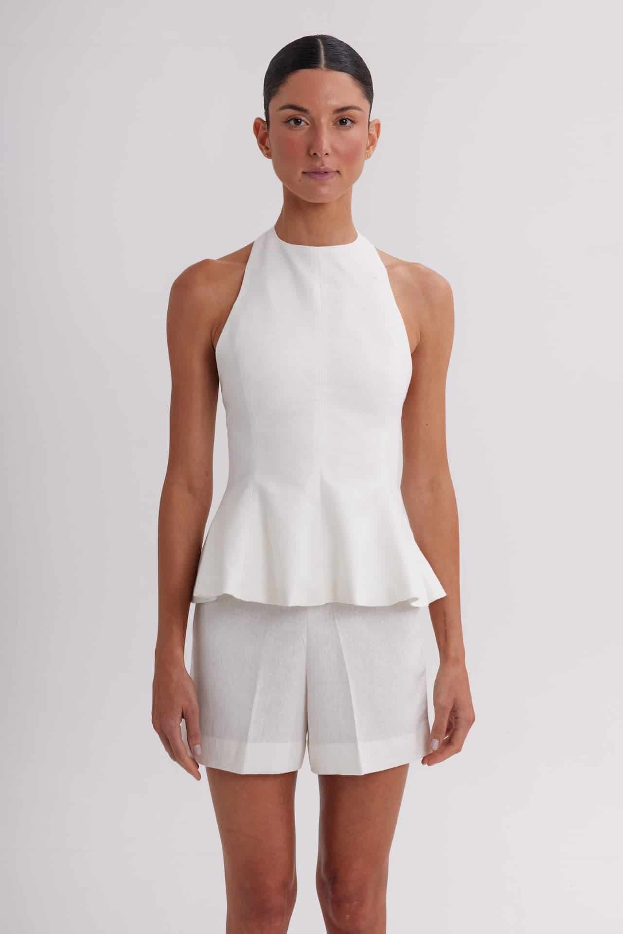 Blusa Mujer Elowen & Short Bruna Ivory - miniatura 1