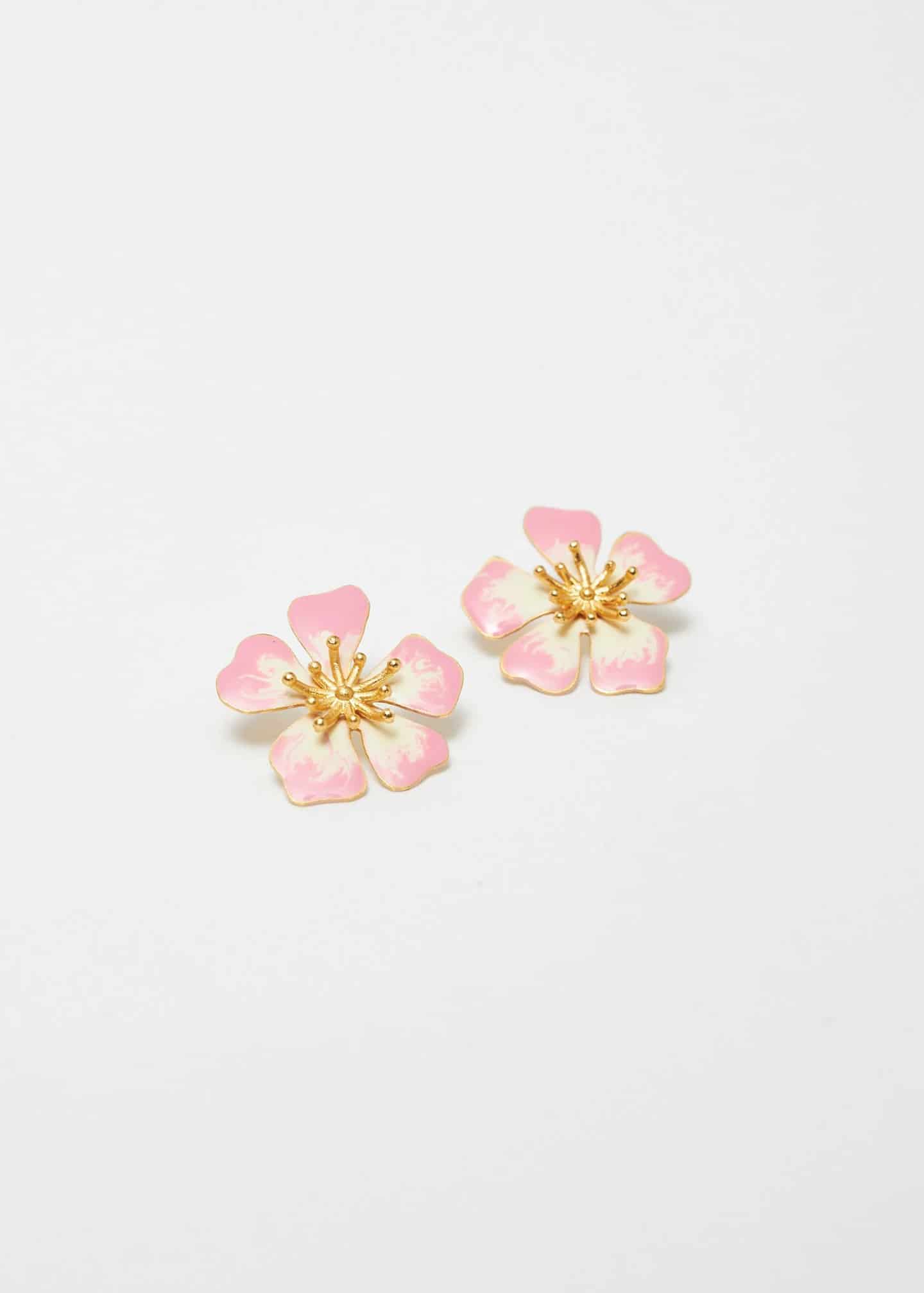 Aretes Aurora midi Rosa Swirl - miniatura 2