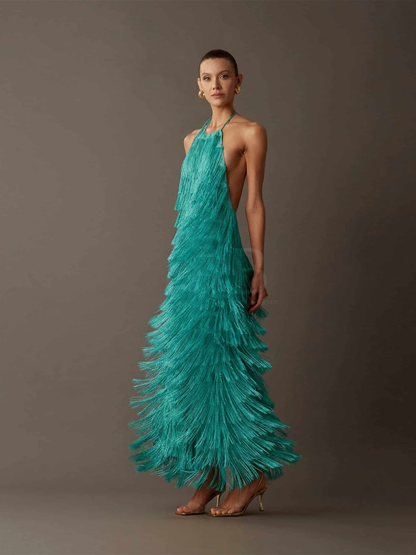 VESTIDO JOYA LARGO - miniatura 9