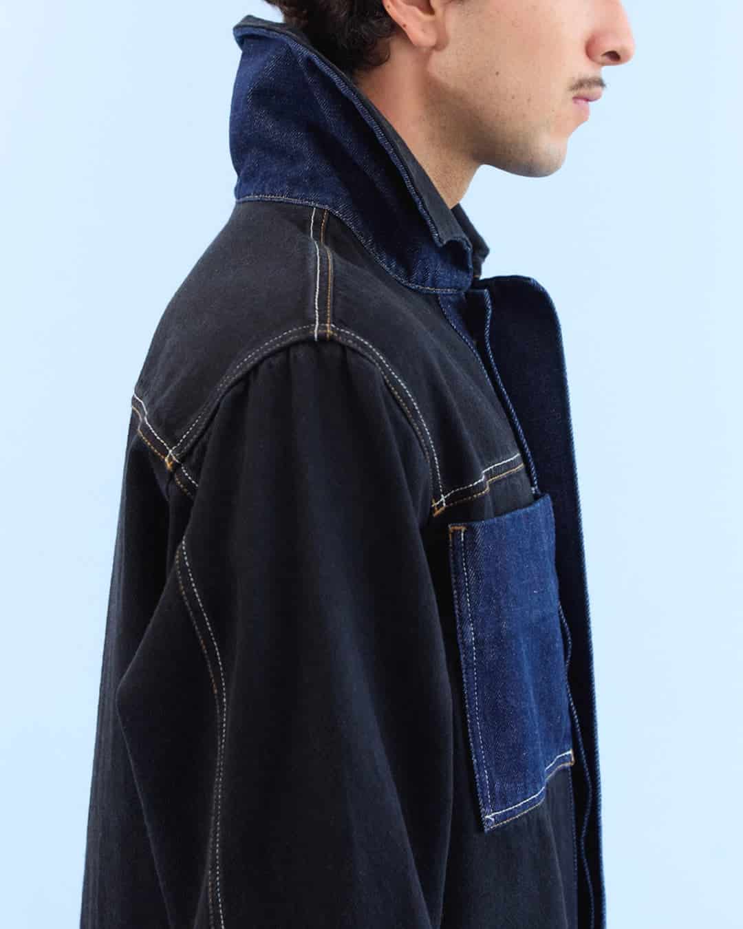 Chaqueta SAMBA NEGRO-AZUL - miniatura 13